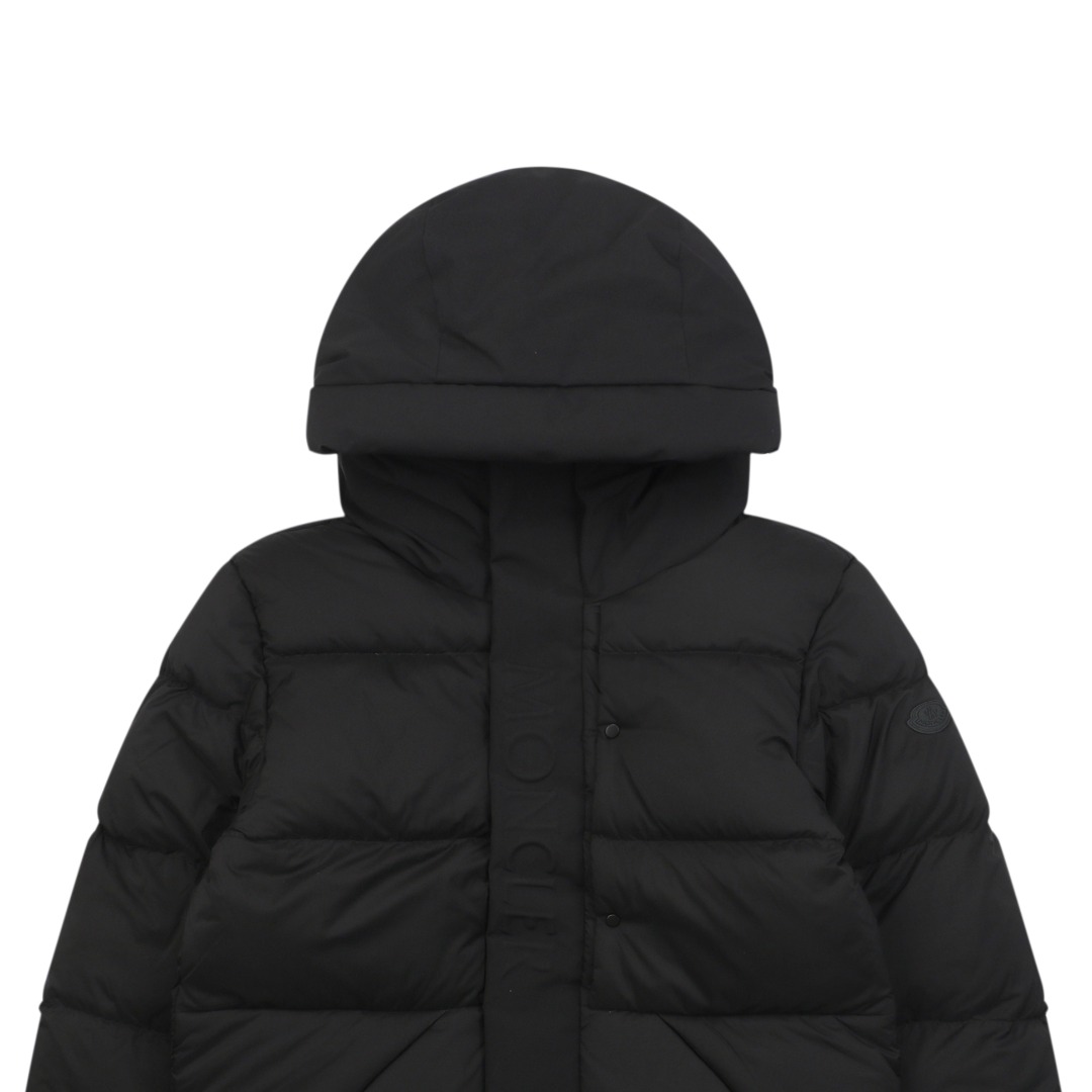 Moncler Madeira Hooded Down Jacket Black