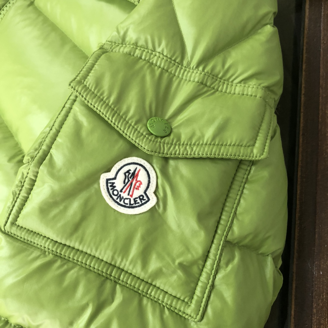 Moncler Maya Hooded Down Jacket Avocado Green
