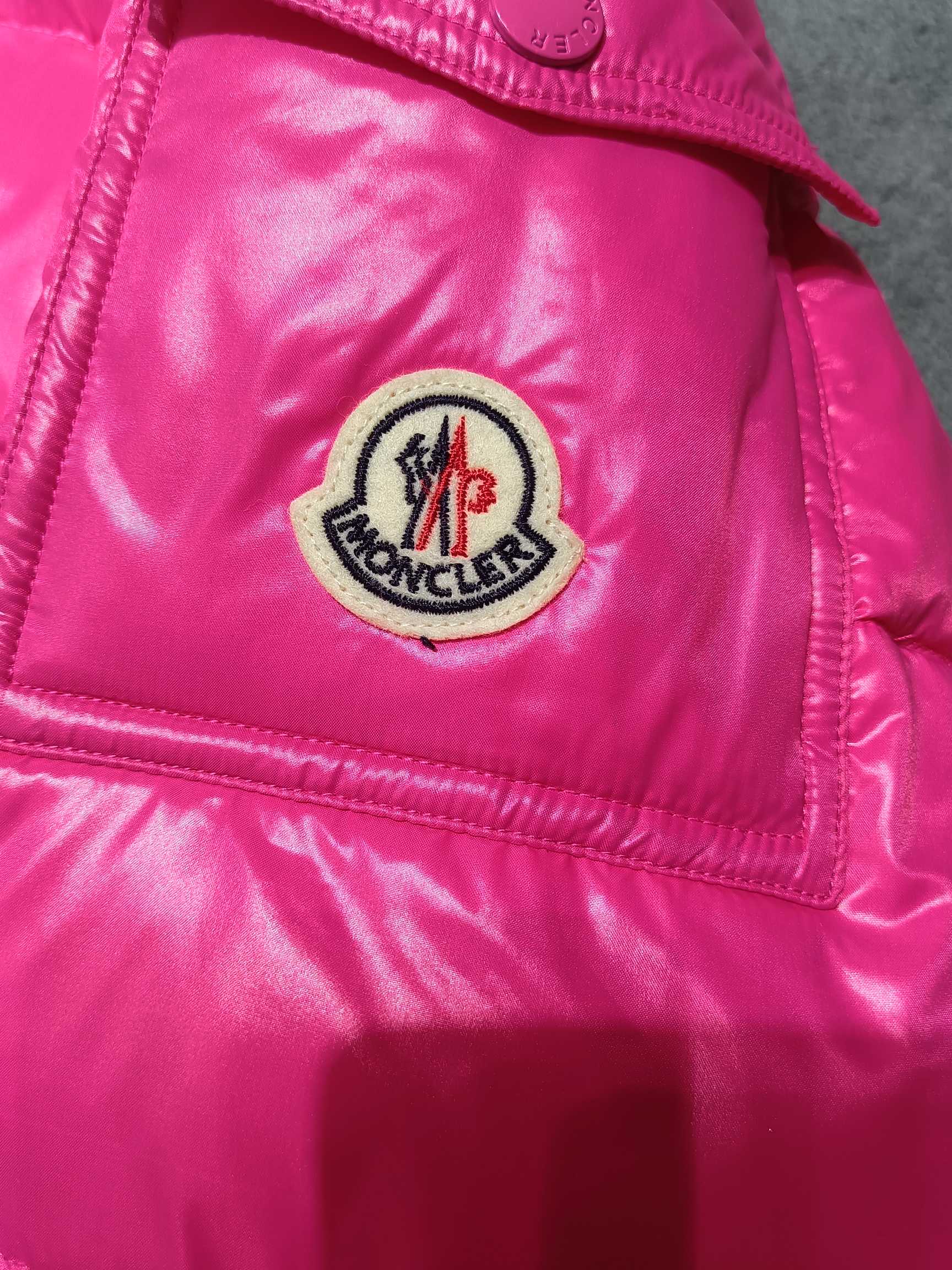 Moncler Maya Short Down Jacket Hot Pink