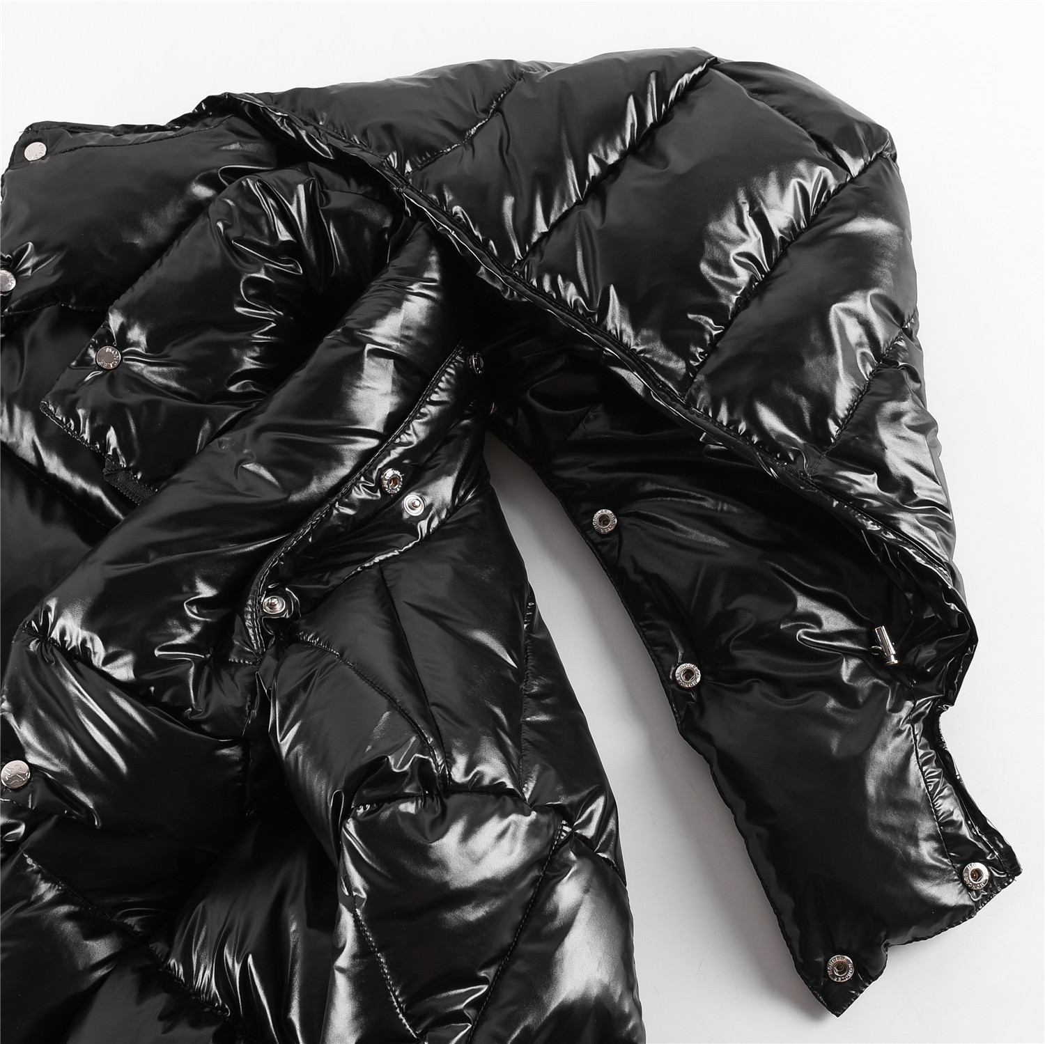 Moncler Hanoverian Hooded Down Coat Black