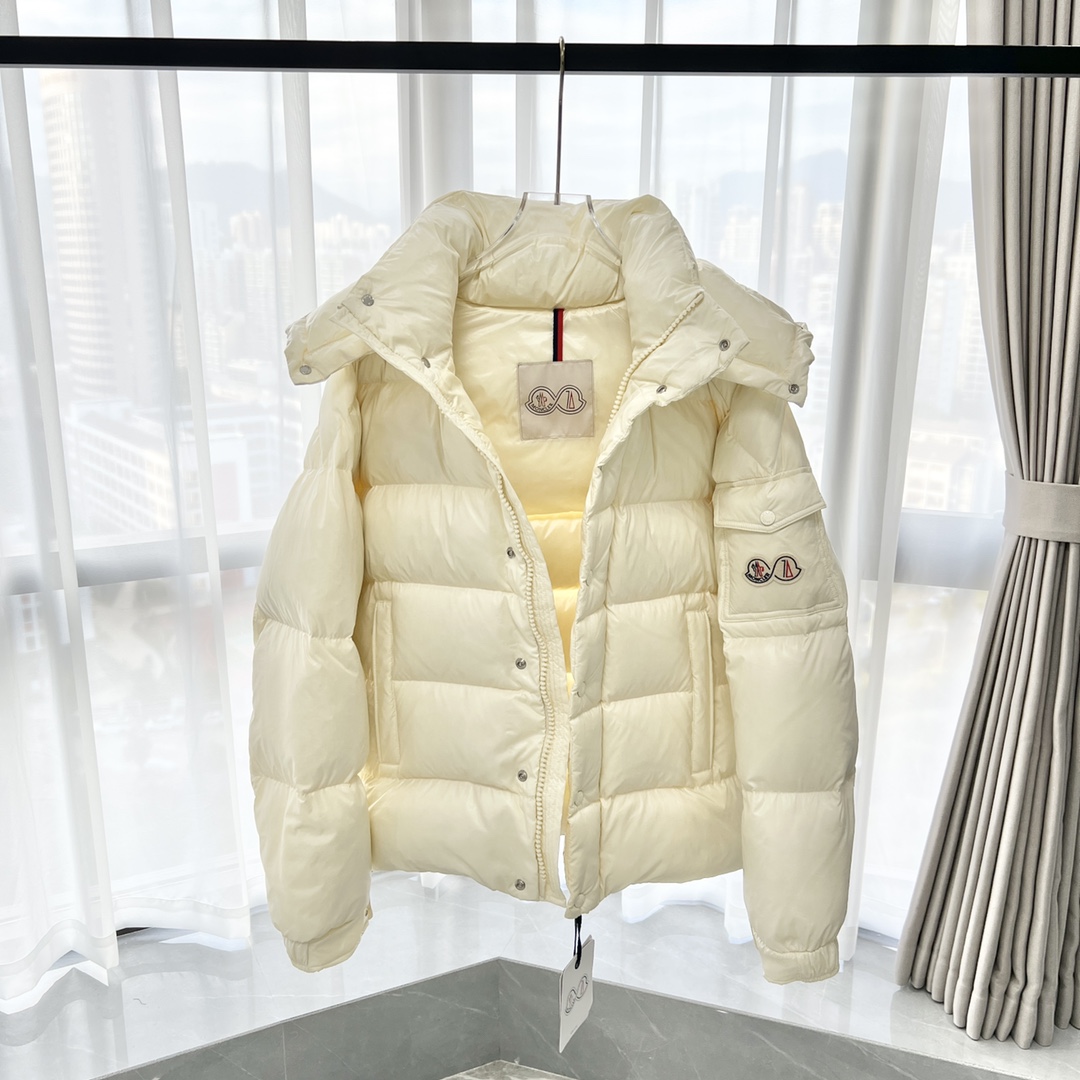 Moncler Maya 70th Down Jacket Cream