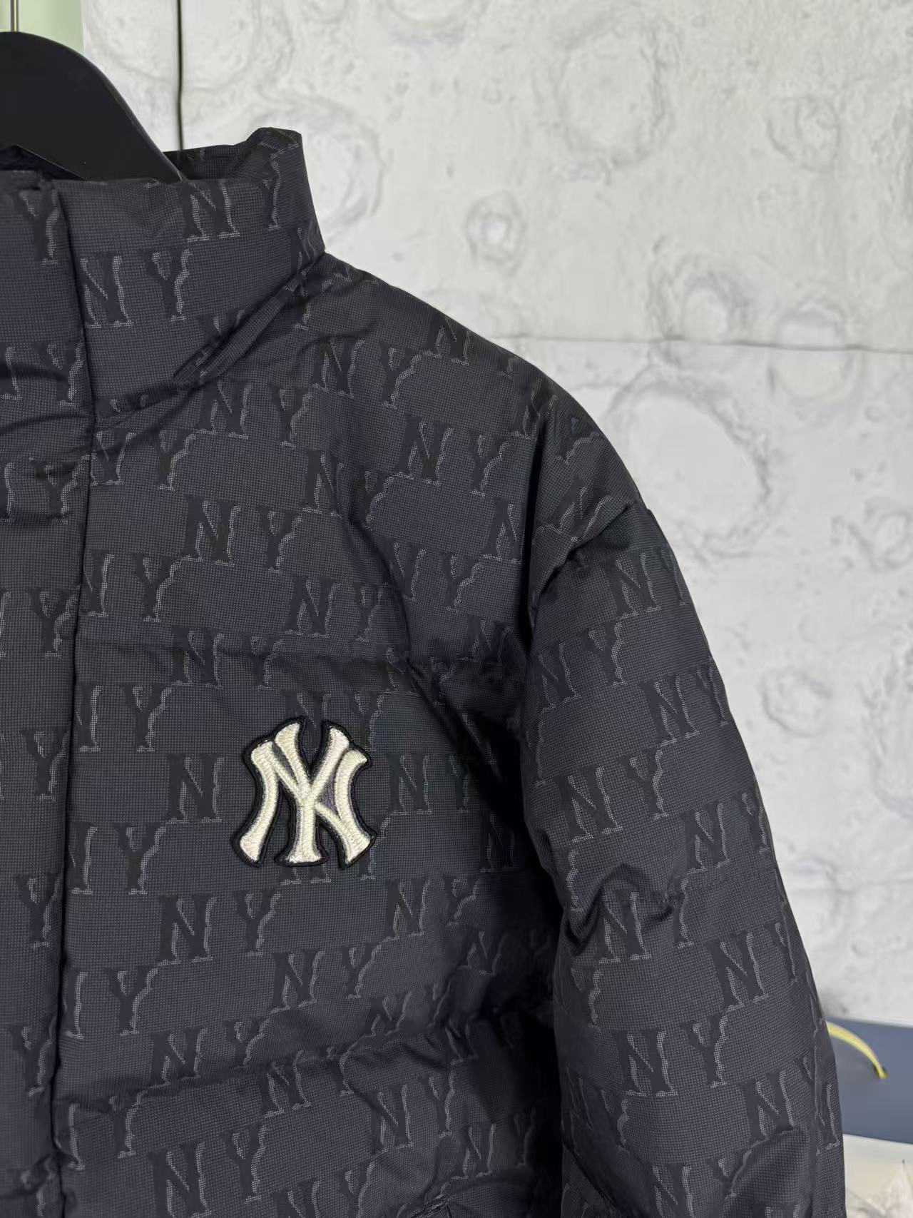 MLB NY Monogram Down Jacket Black