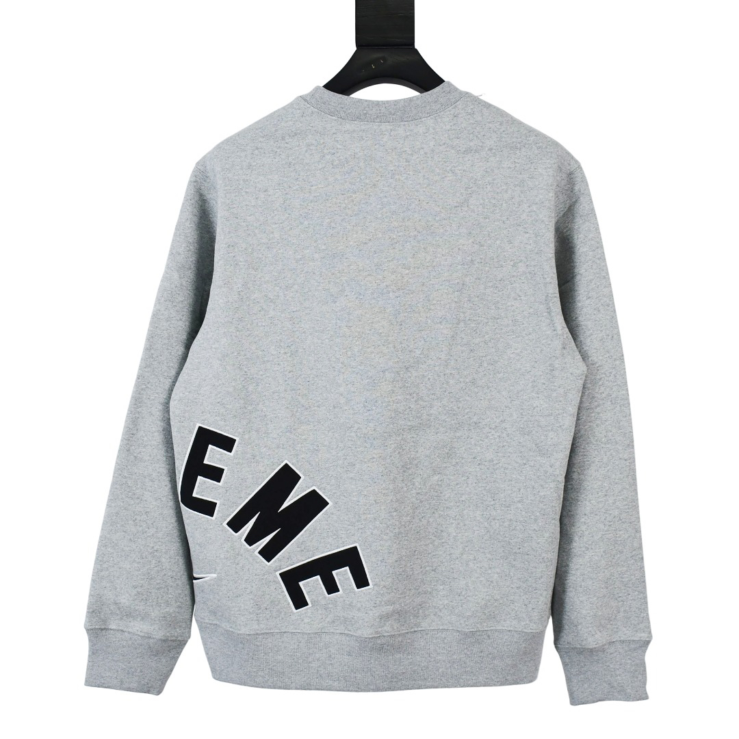 Supreme x Nike Arc Crewneck Fleece Sweatshirt Multicolor