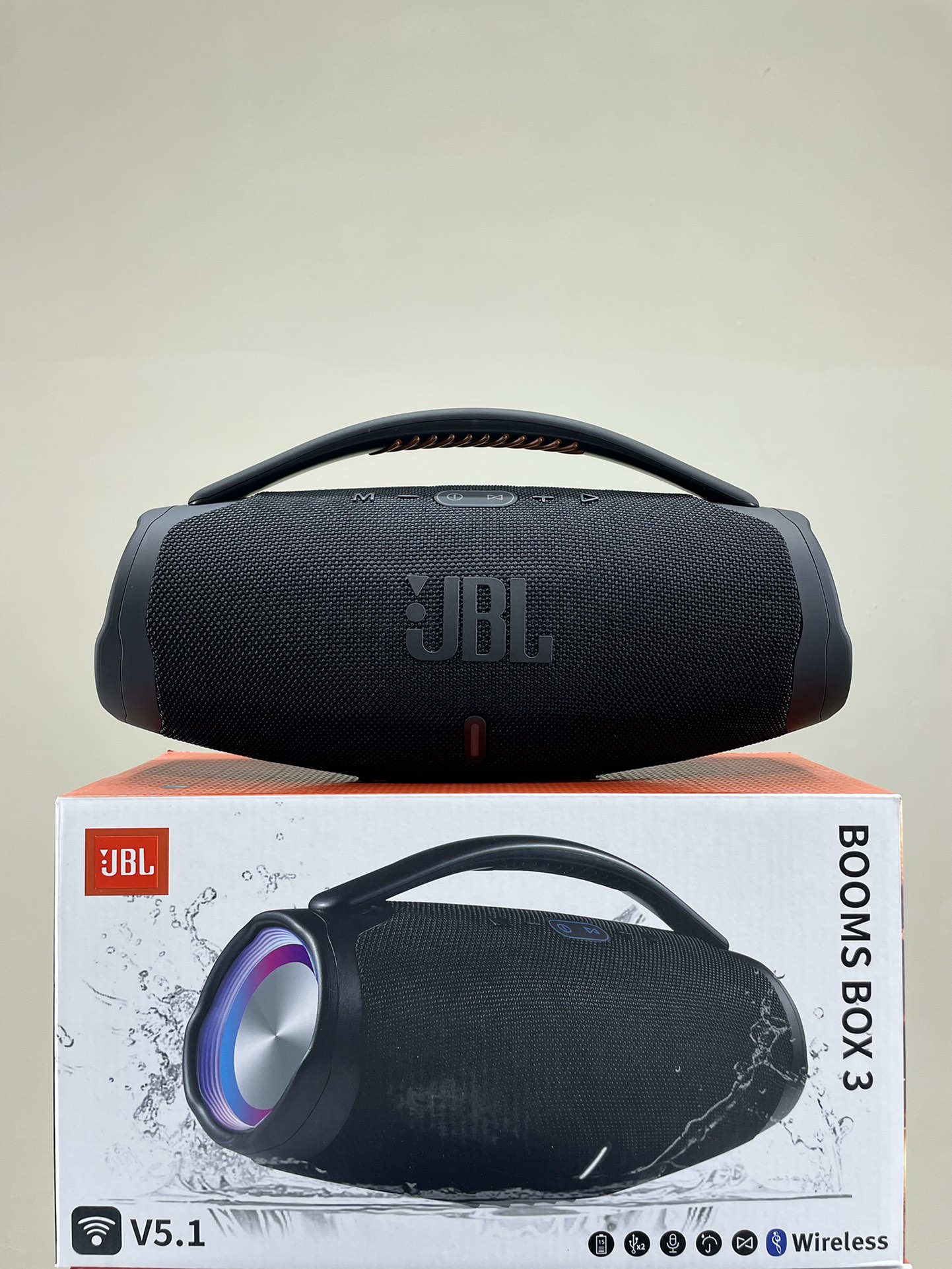 JBL Boombox 3 Party Bluetooth Speaker Black