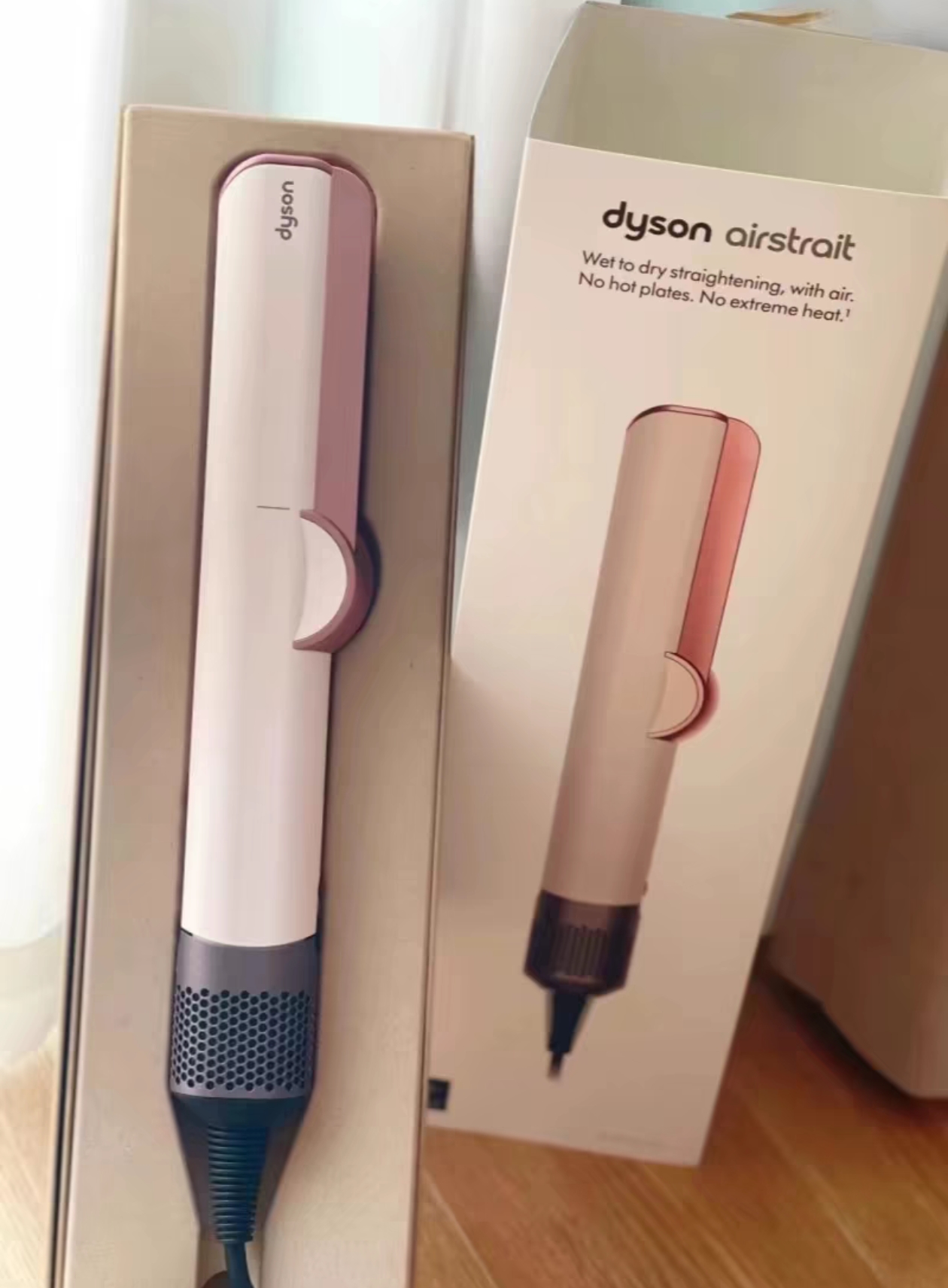 Dyson Airstrait HT01 Wet-to-Dry Hair Straightener Sunset Rose