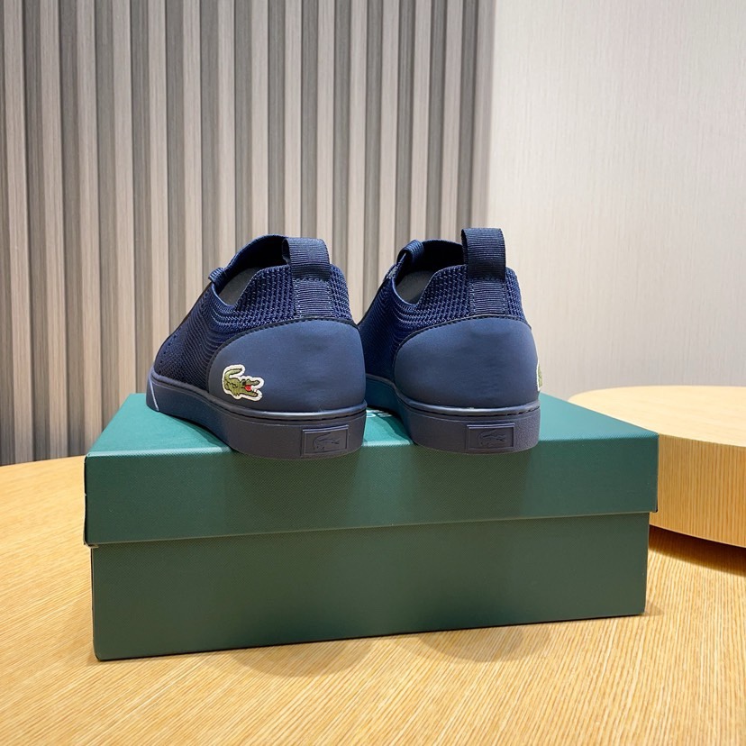 Lacoste Knit Casual Sneakers Navy