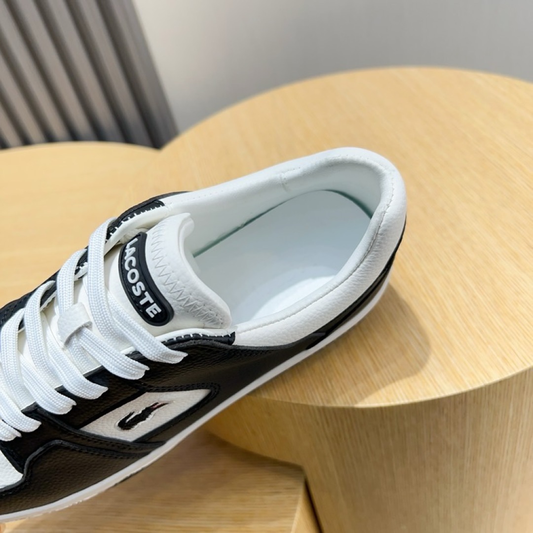 Lacoste Classic Leather Casual Sneakers Black/White