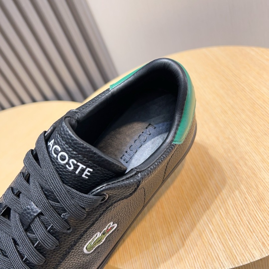 Lacoste Classic Leather Sneakers Black/Green