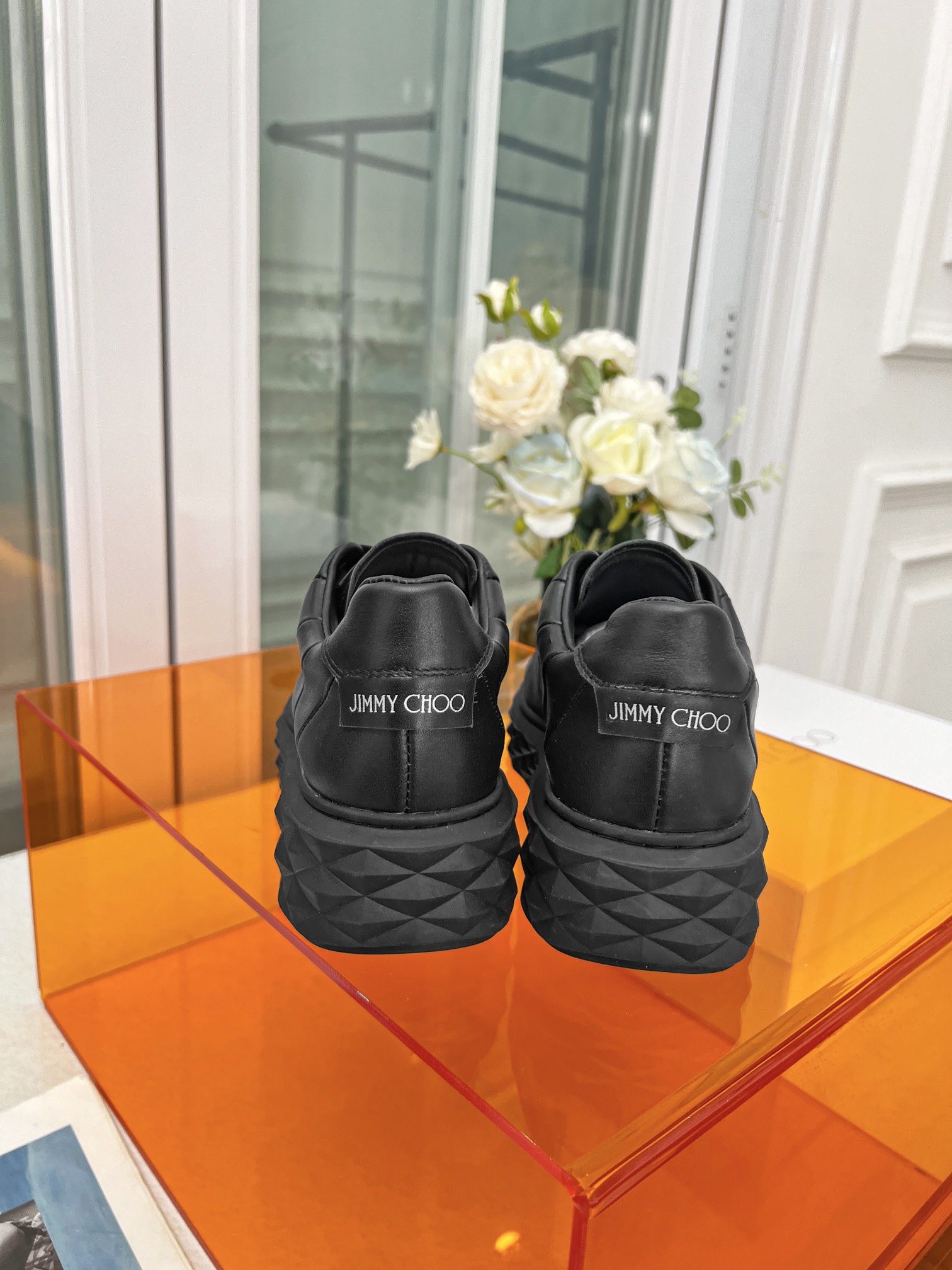 Jimmy Choo Diamond Sneakers Black