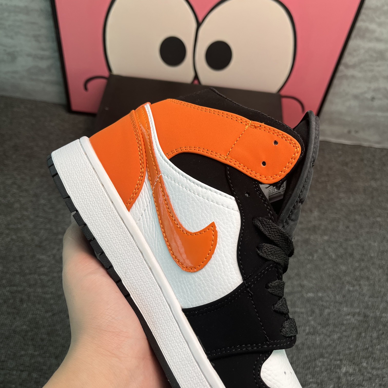 Jordan AJ High Black Orange