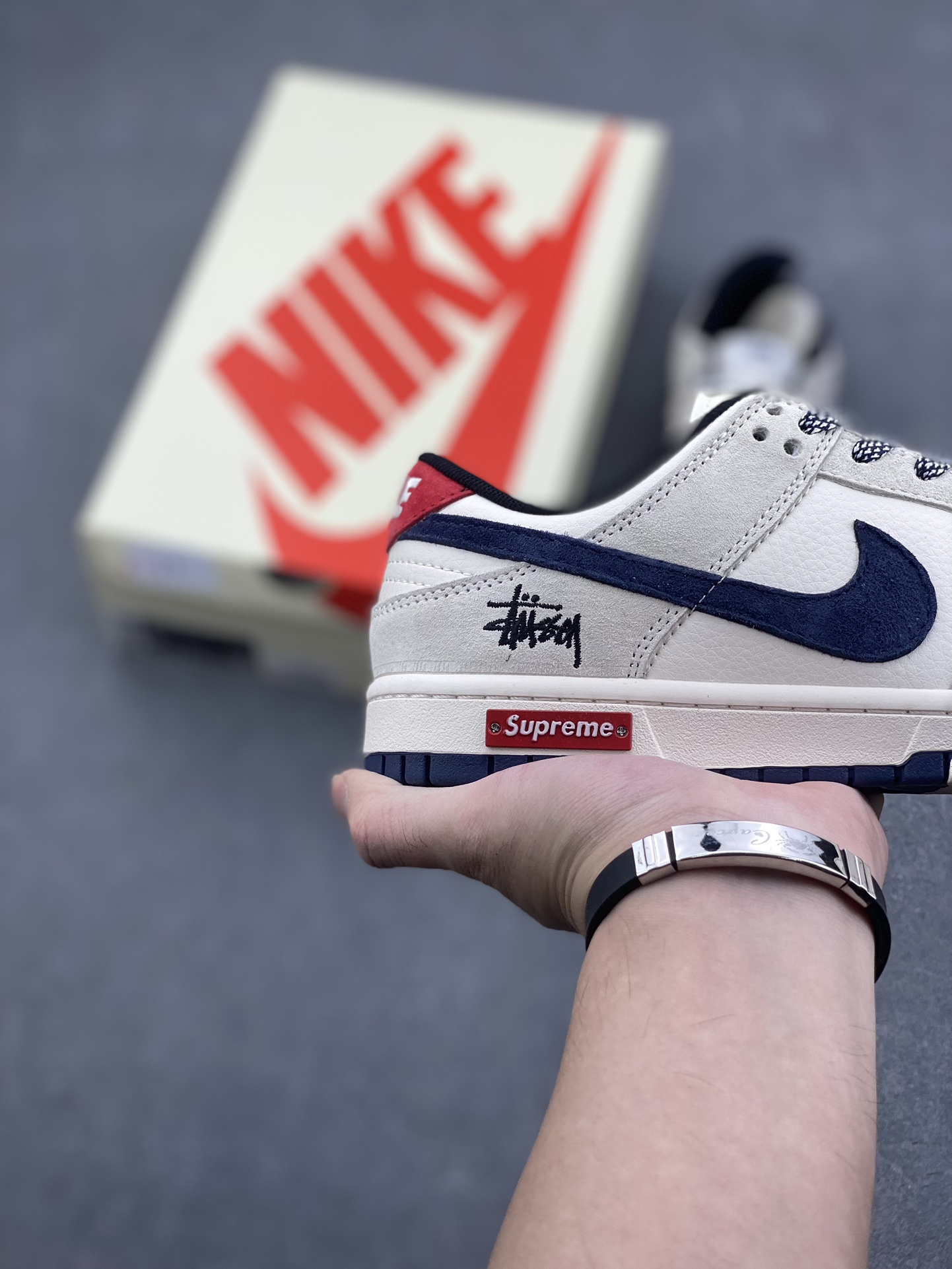 Nike SB Dunk Low Navy Cream