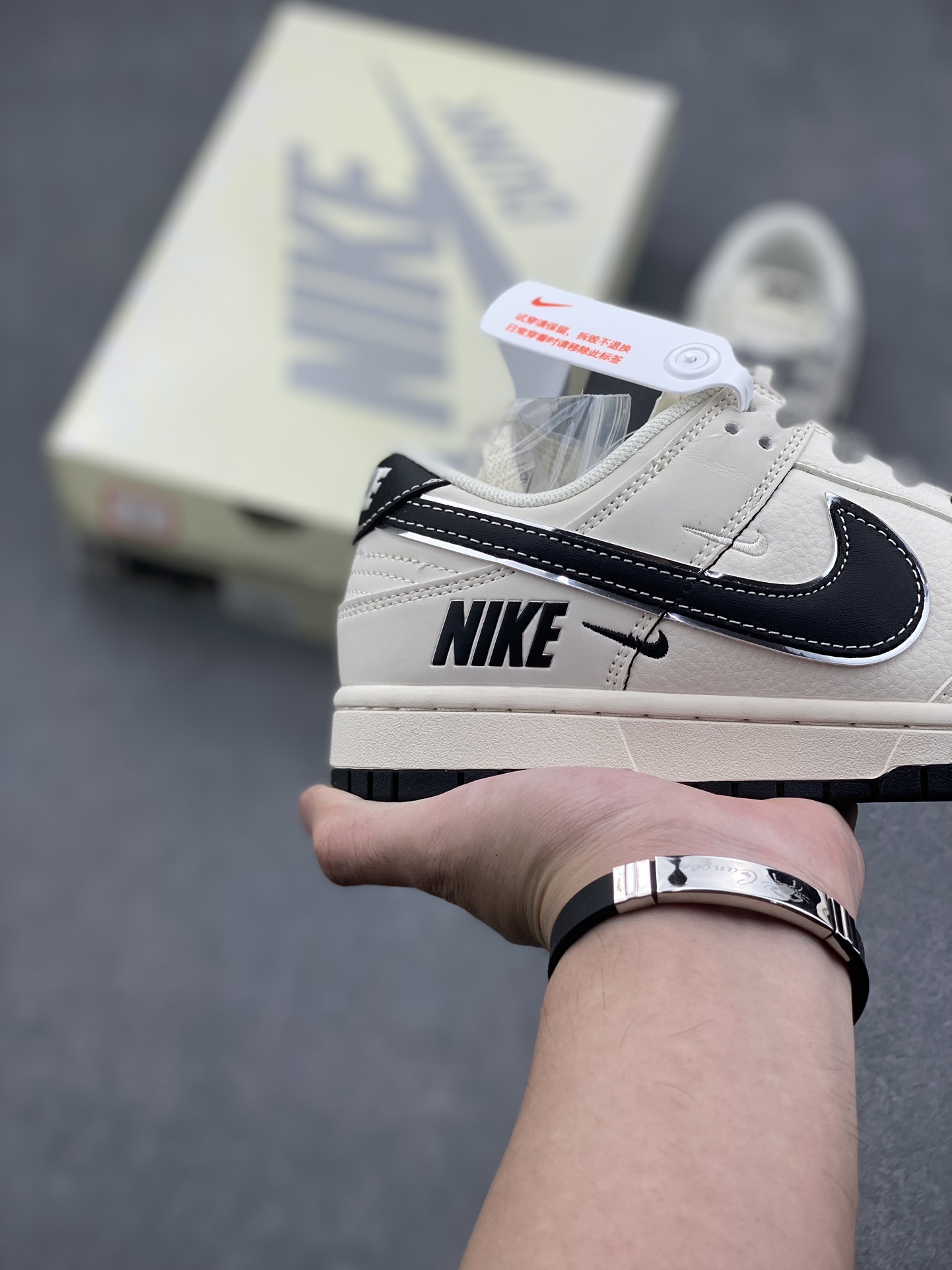 Nike SB Dunk Low Sail Black