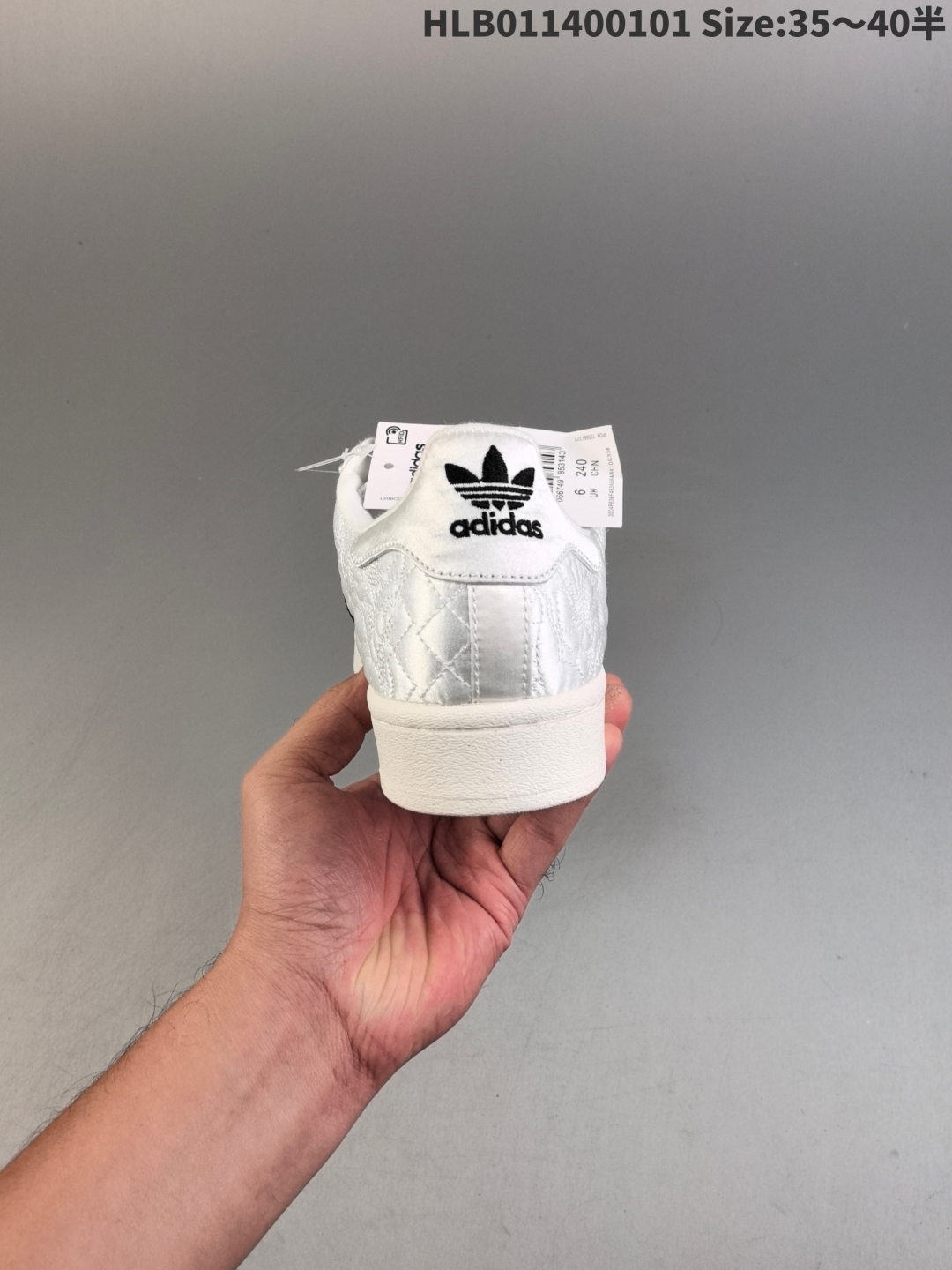 Adidas x Caroline Hu Superstar W Bow Sneakers White/Black
