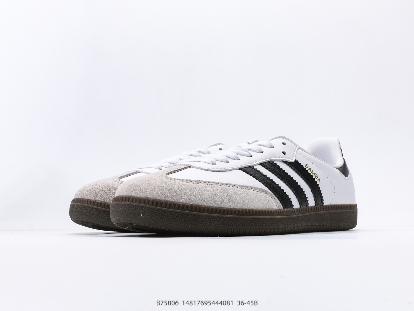 Adidas Originals Samba Vegan OG Sneakers White/Black