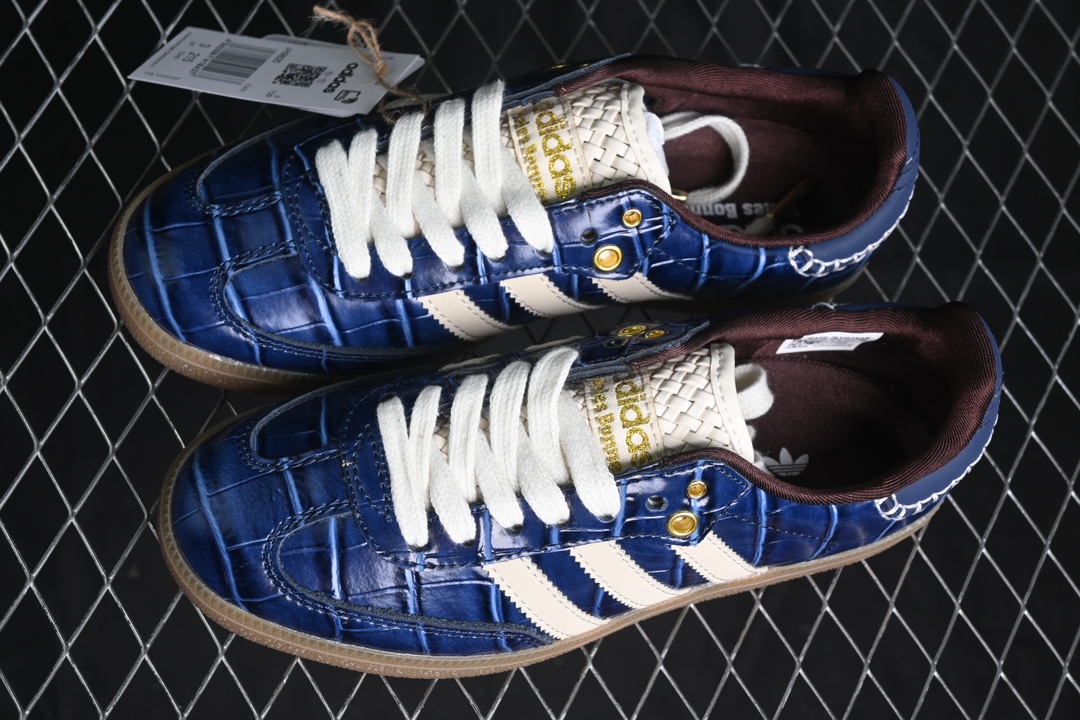 Adidas x Wales Bonner Samba Sneakers Blue