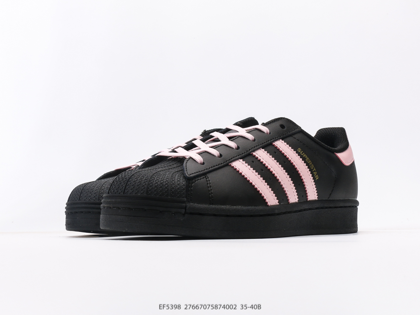 Adidas Originals Superstar XLG Platform Sneakers Black/Pink