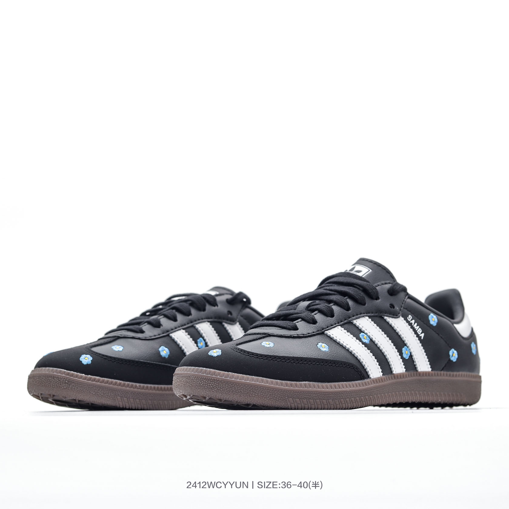 Adidas Originals Samba OG Floral Sneakers Black
