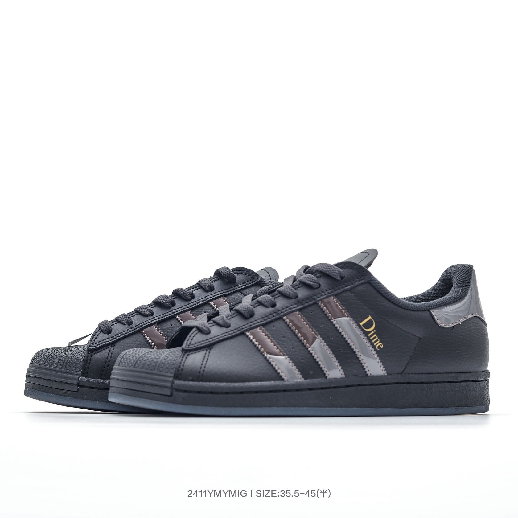 Adidas Dime Superstar ADV Skate Shoes Black