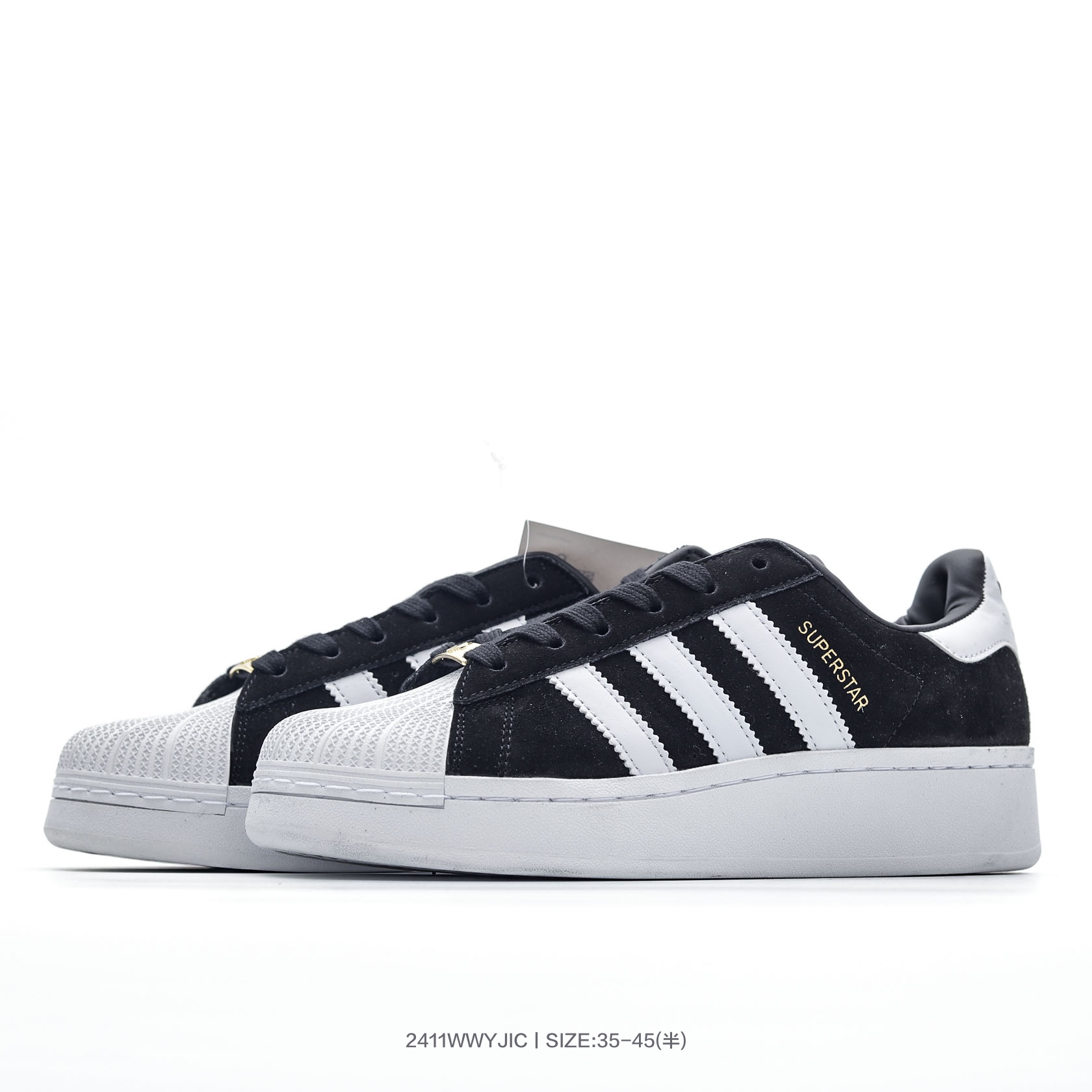 Adidas Superstar XLG Platform Sneaker Black/White