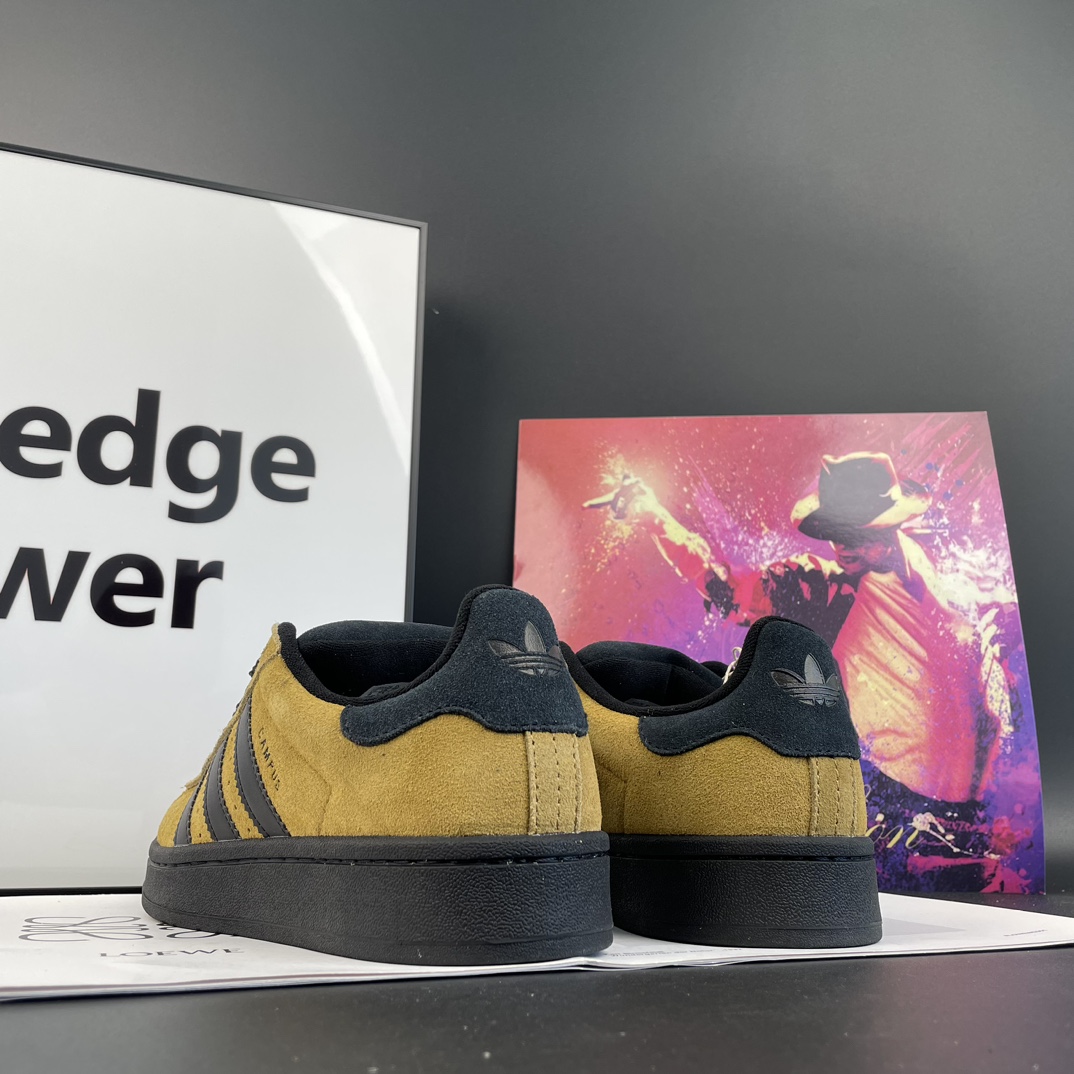 Adidas Originals Campus Platform Sneakers Khaki Black