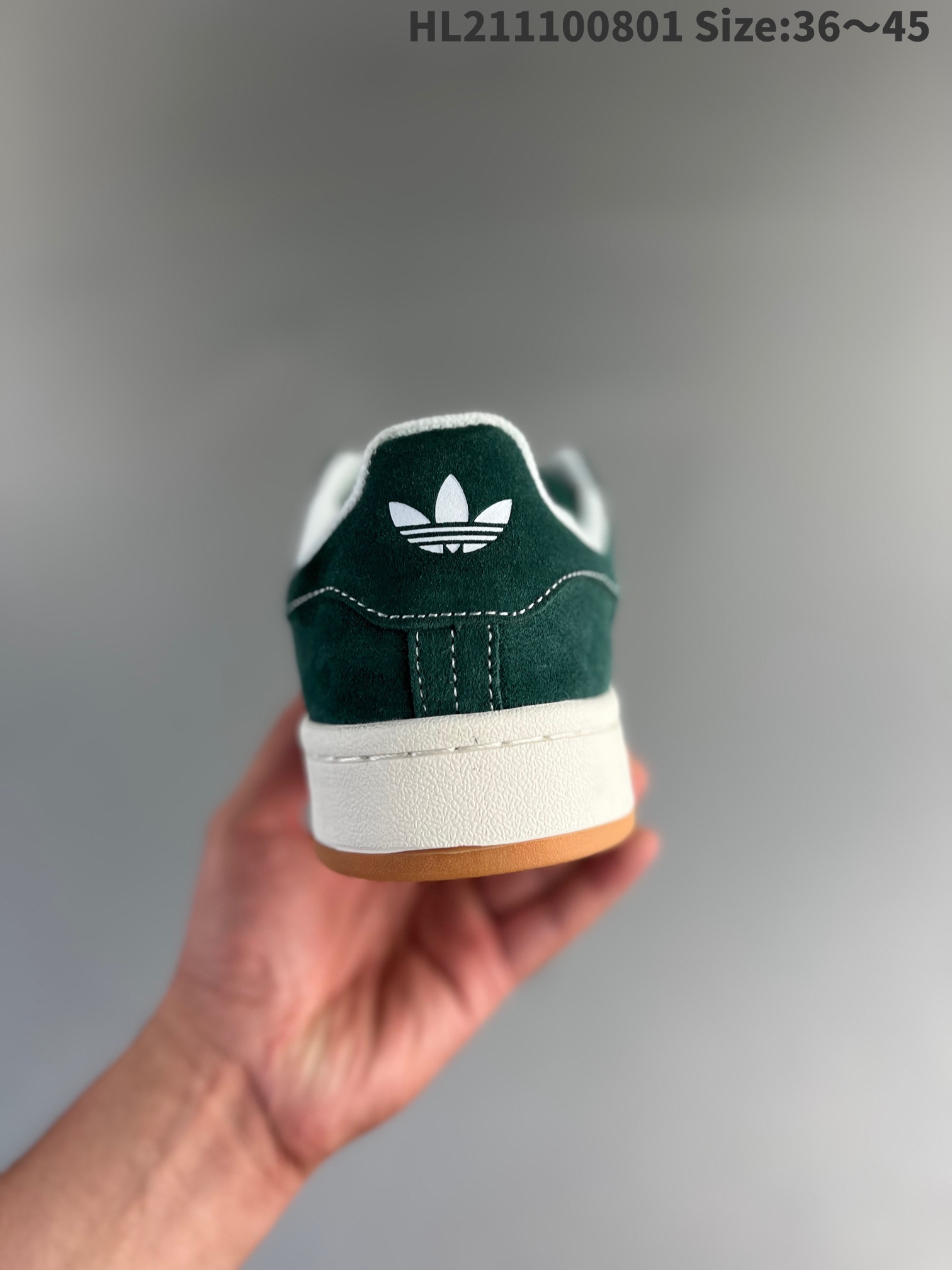 Adidas Campus 00s Suede Sneakers Green/White