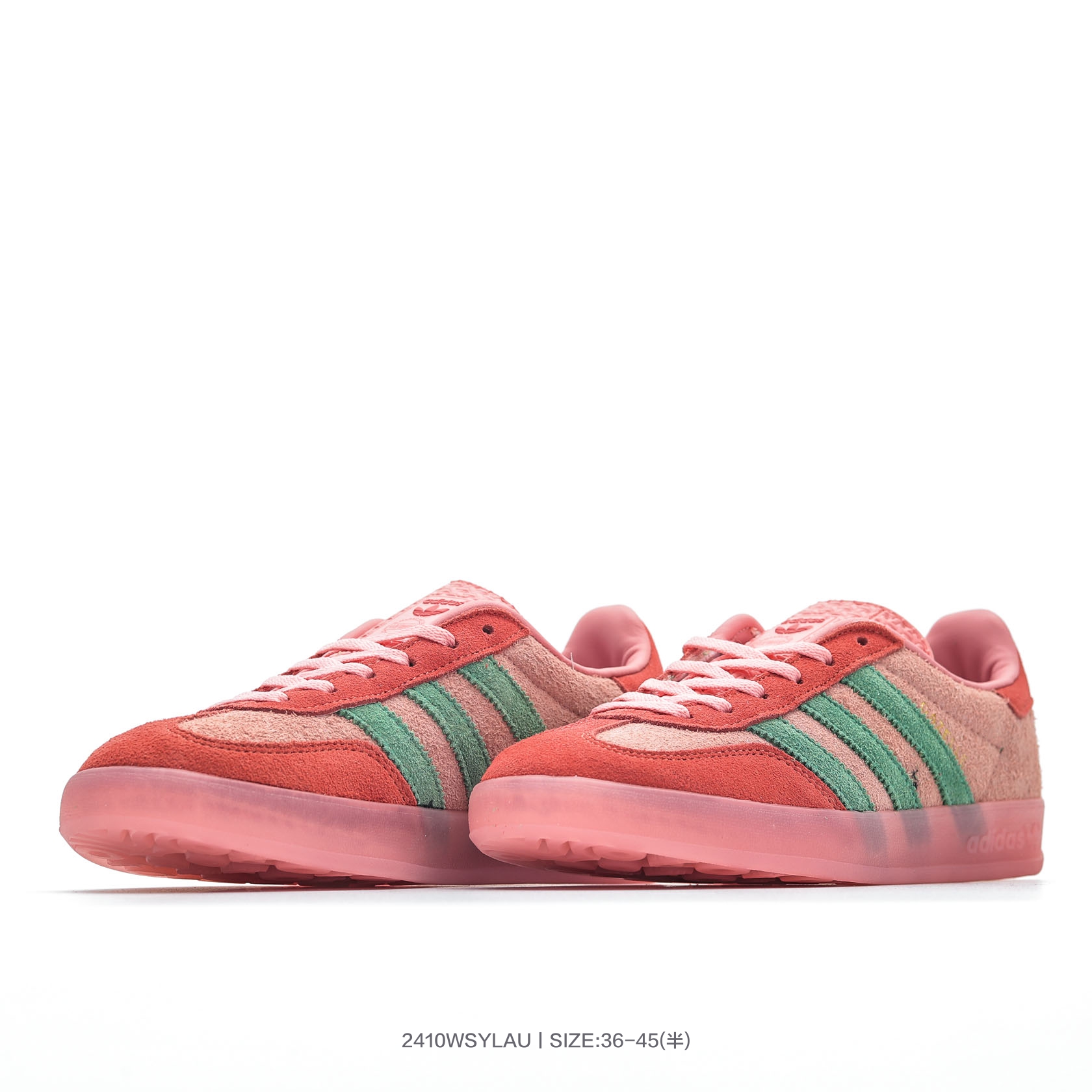 Adidas Gazelle Indoor Trainers Pink/Green