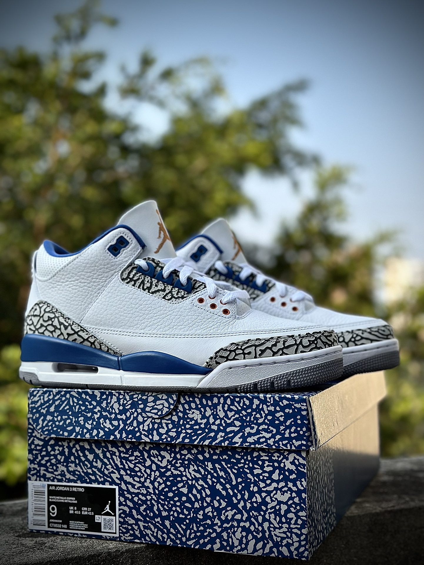 Jordan Air Jordan 3 SE Denim Fire Red Sneakers White/Blue