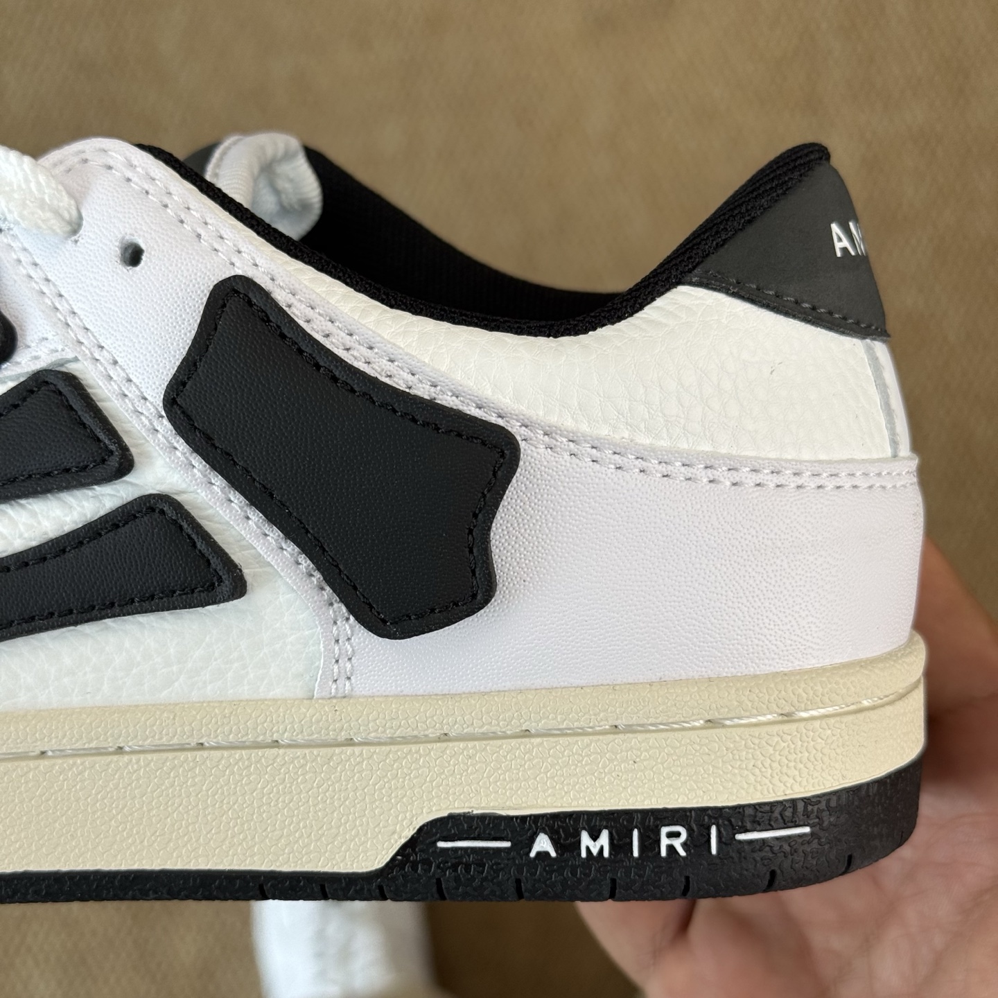 AMIRI Skeleton Low-Top Sneakers White/Black
