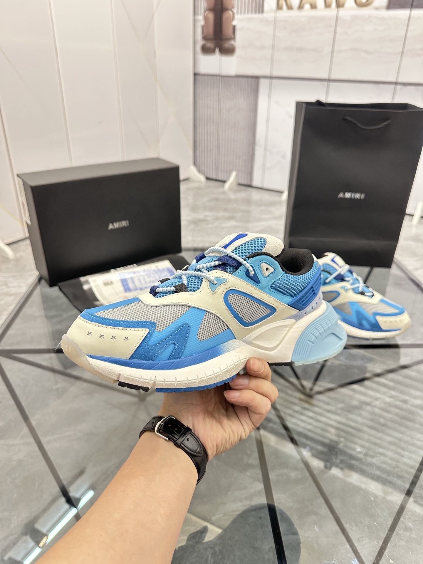 Amiri Low-Top Sneakers Blue