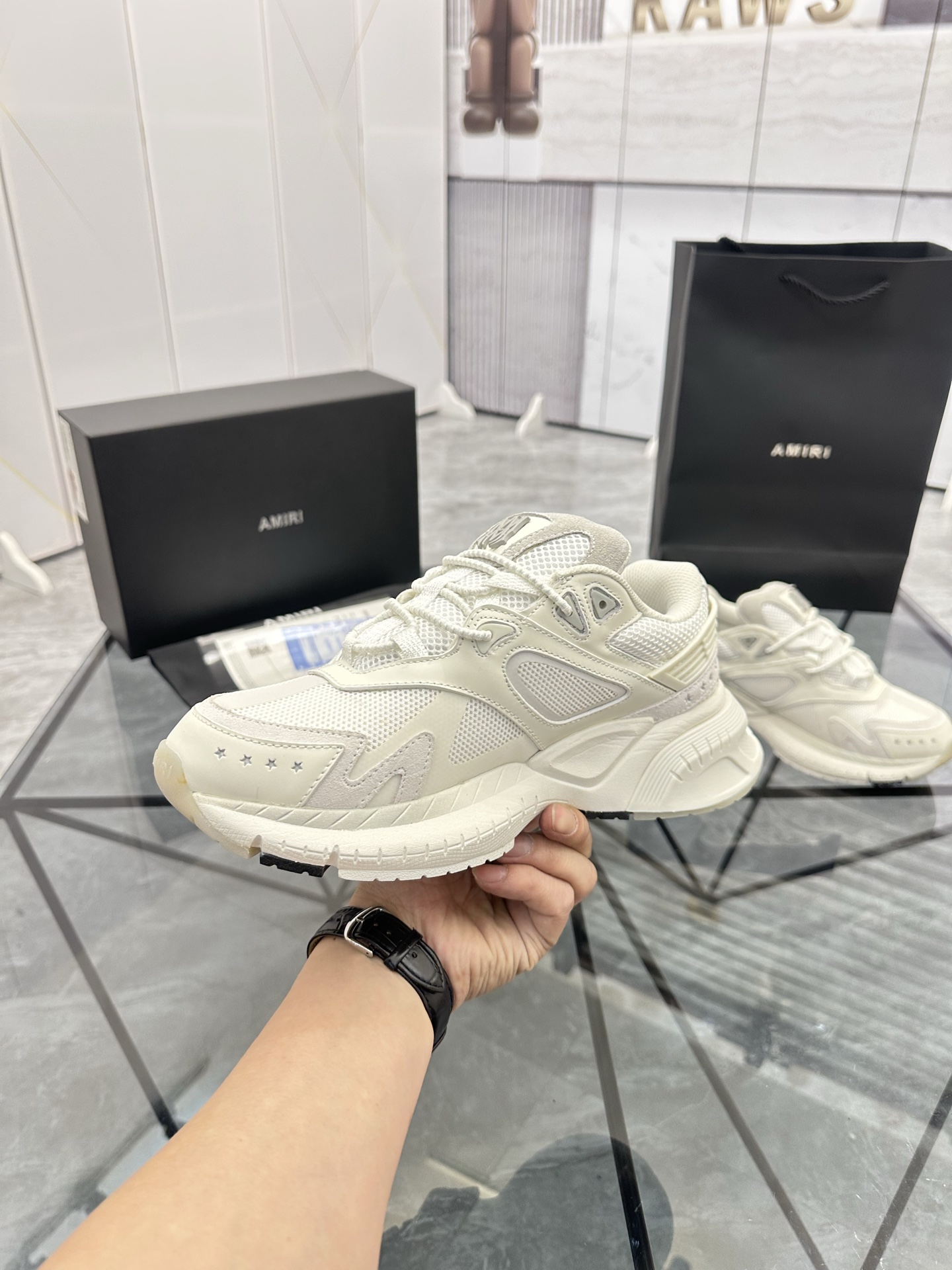 AMIRI Low-Top Casual Sneaker White
