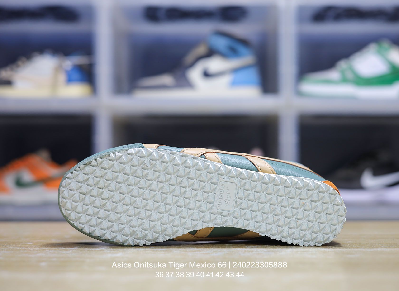 Asics Onitsuka Tiger Mexico 66 Leather Sneakers Green