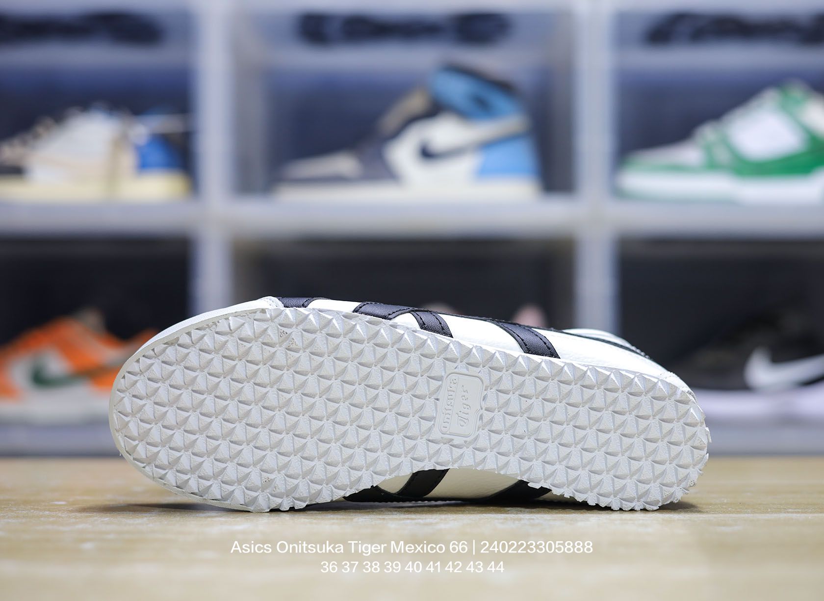 Asics Onitsuka Tiger Mexico 66 Leather Sneakers White/Black
