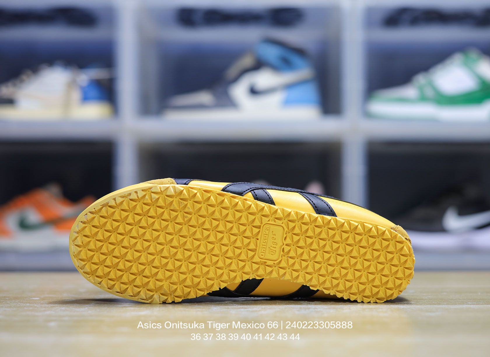 Asics Onitsuka Tiger Mexico 66 Leather Sneakers Yellow