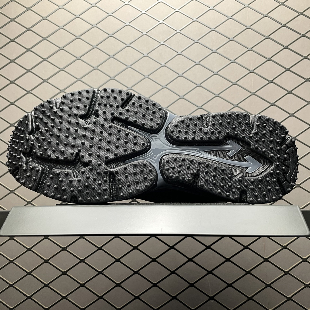 Off-White Low-Top Retro Casual Sneakers Black/Grey