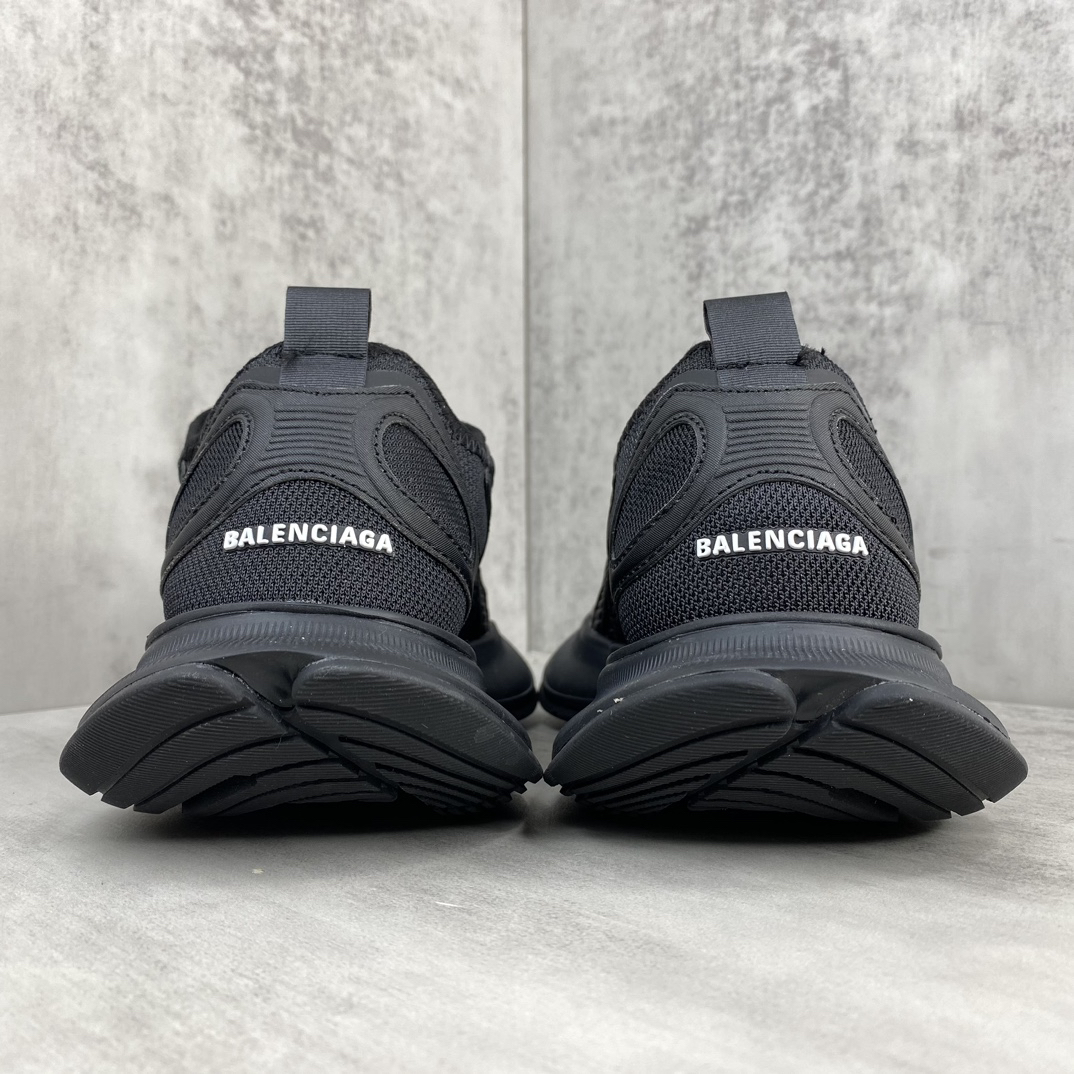 Balenciaga Breathable Running Shoes Black
