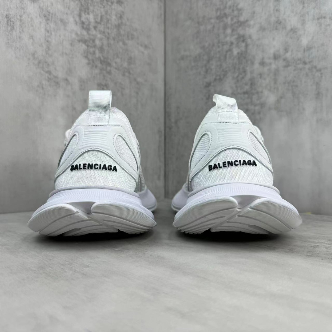 Balenciaga Lightweight Breathable Running Sneakers White