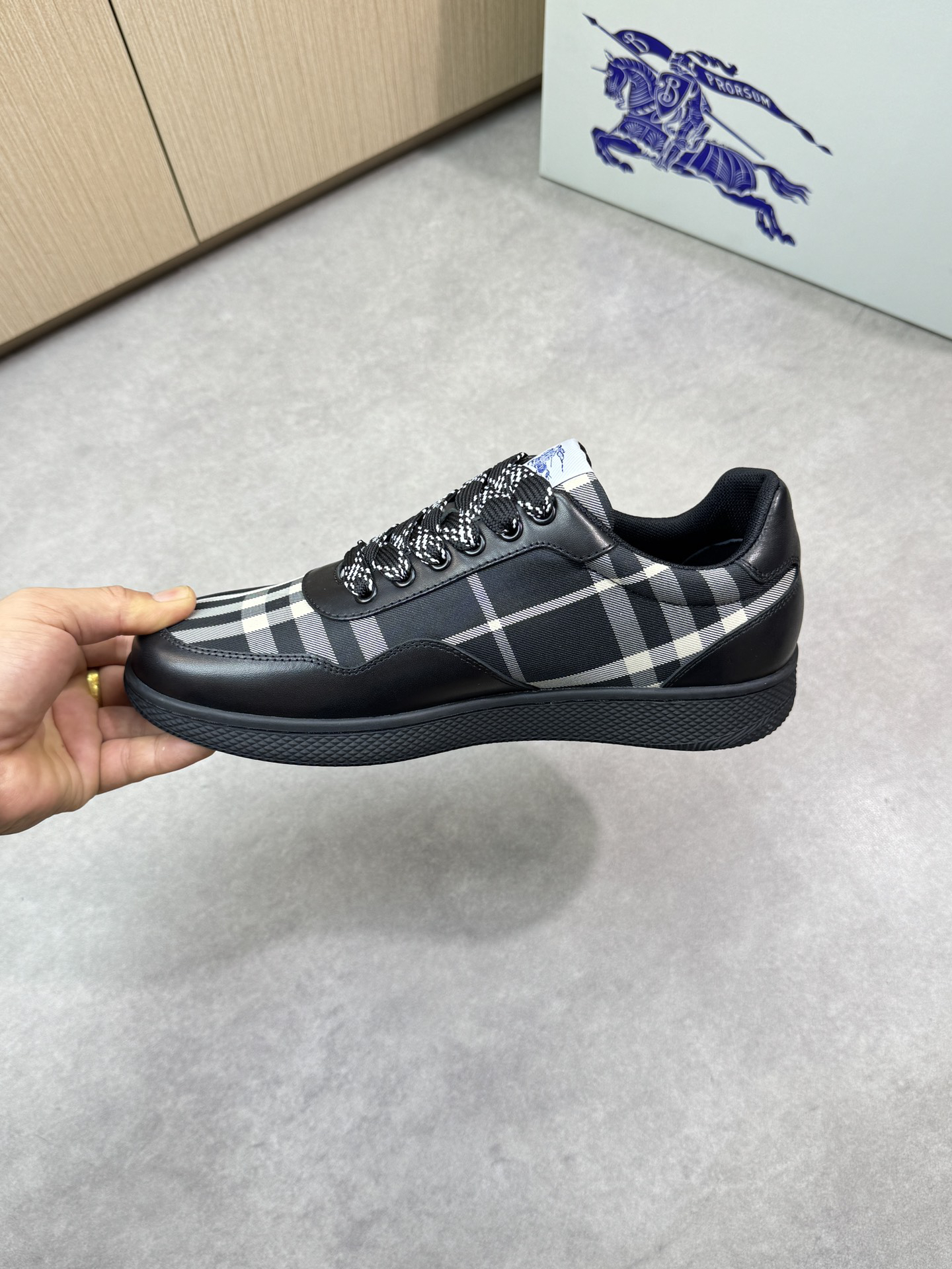 Burberry Vintage Check Sneakers Black