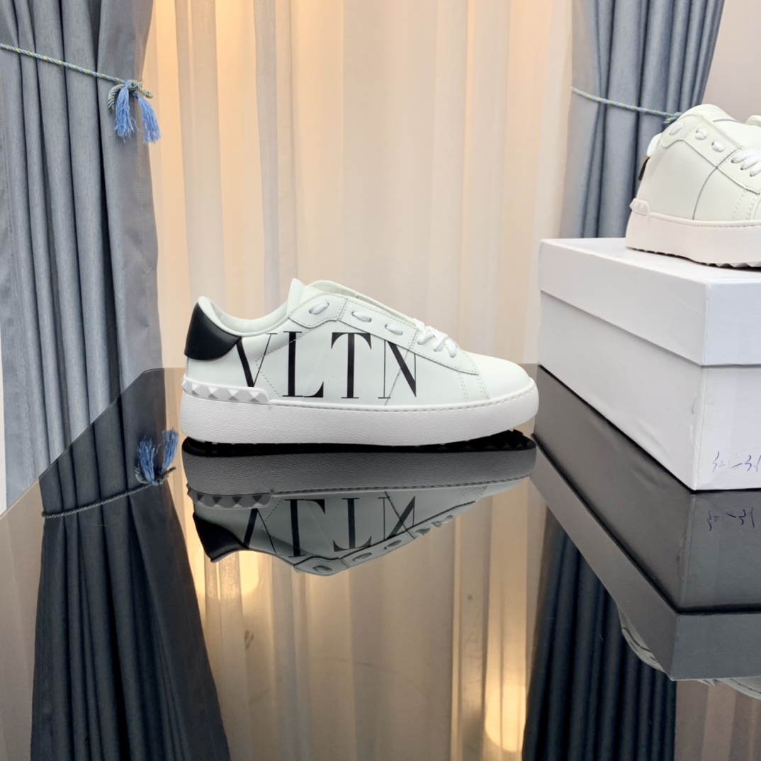 Valentino VLTN Logo Strap Sneakers White/Black