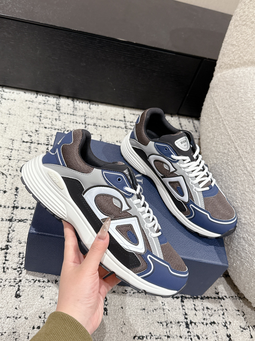 Dior B30 Dad Sneakers Blue/Grey
