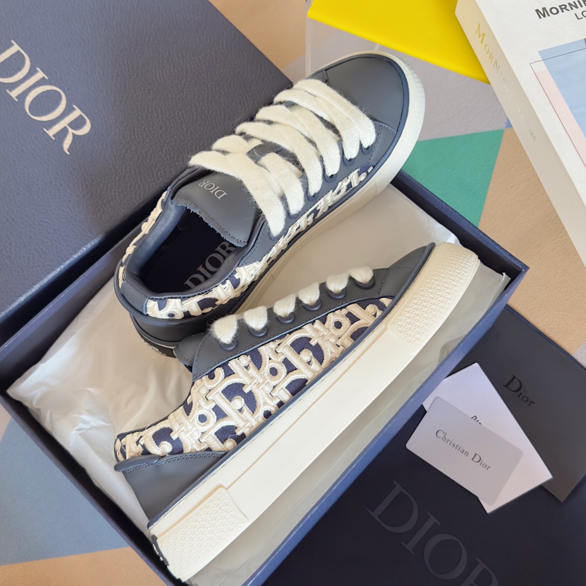 Dior B33 Oblique Sneakers Navy