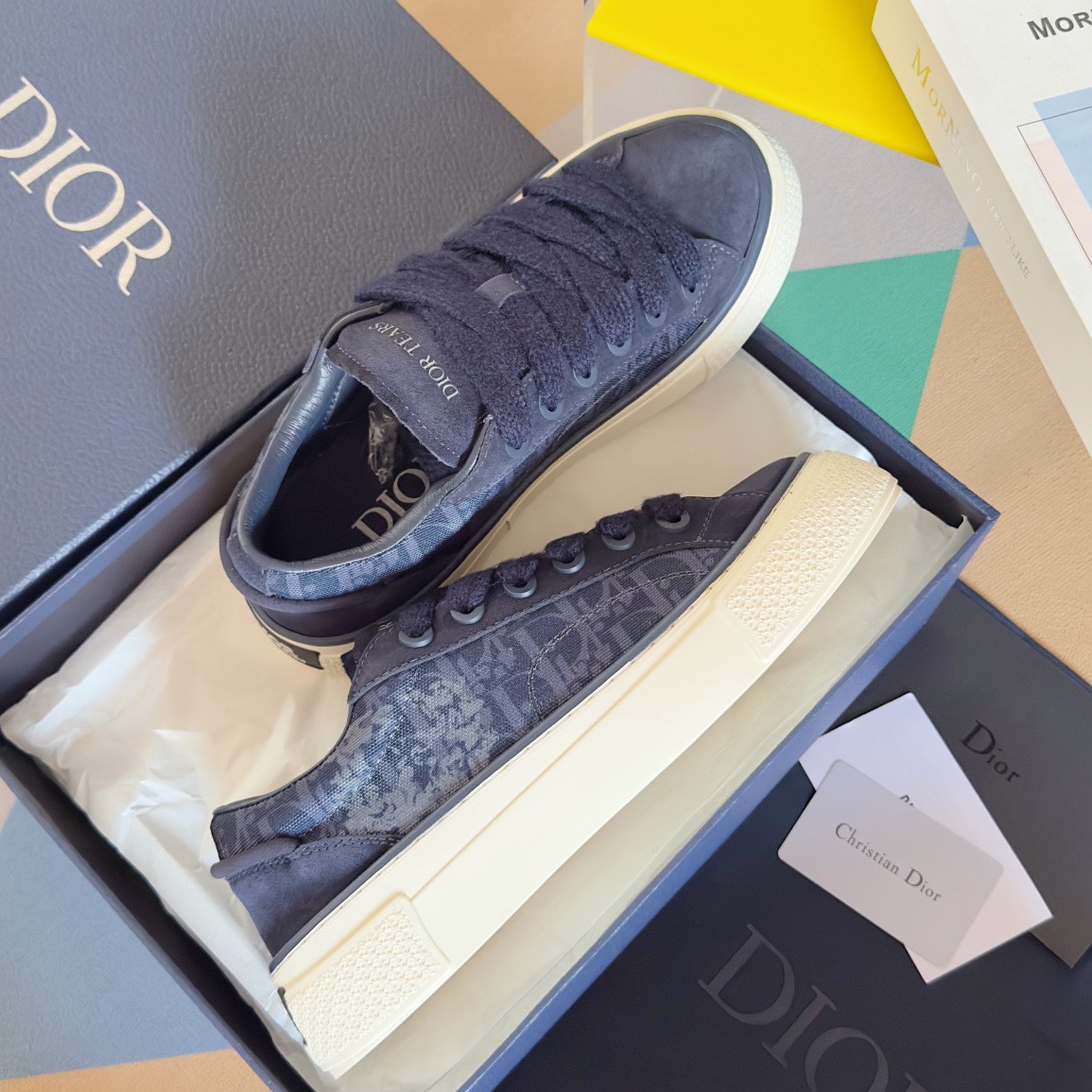 Dior B33 Oblique Sneakers Navy