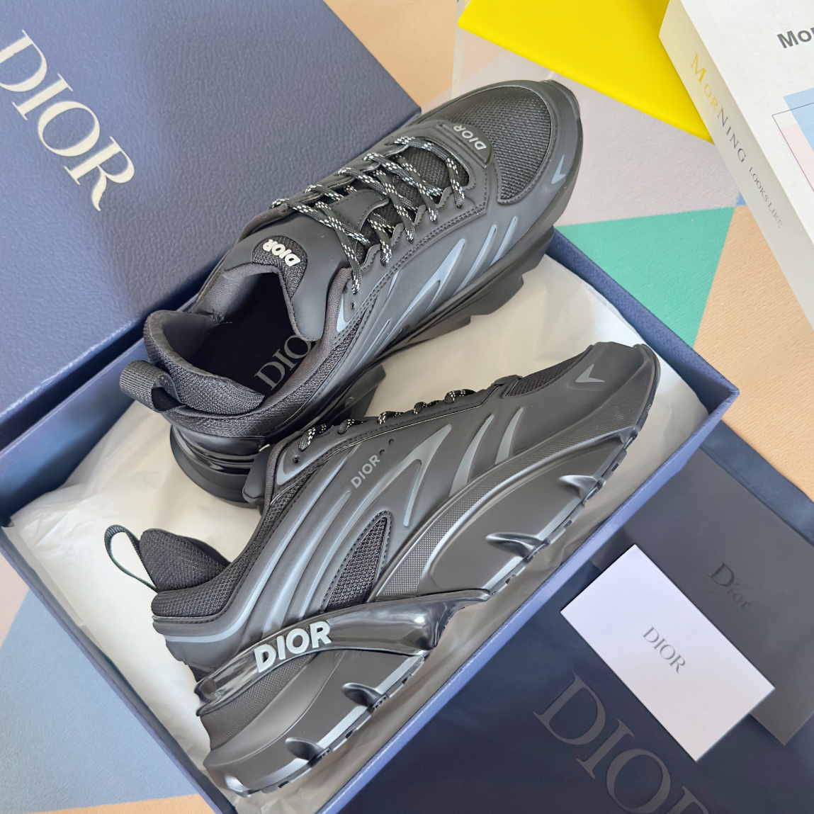 Dior B44 Blade Chunky Sneakers Black