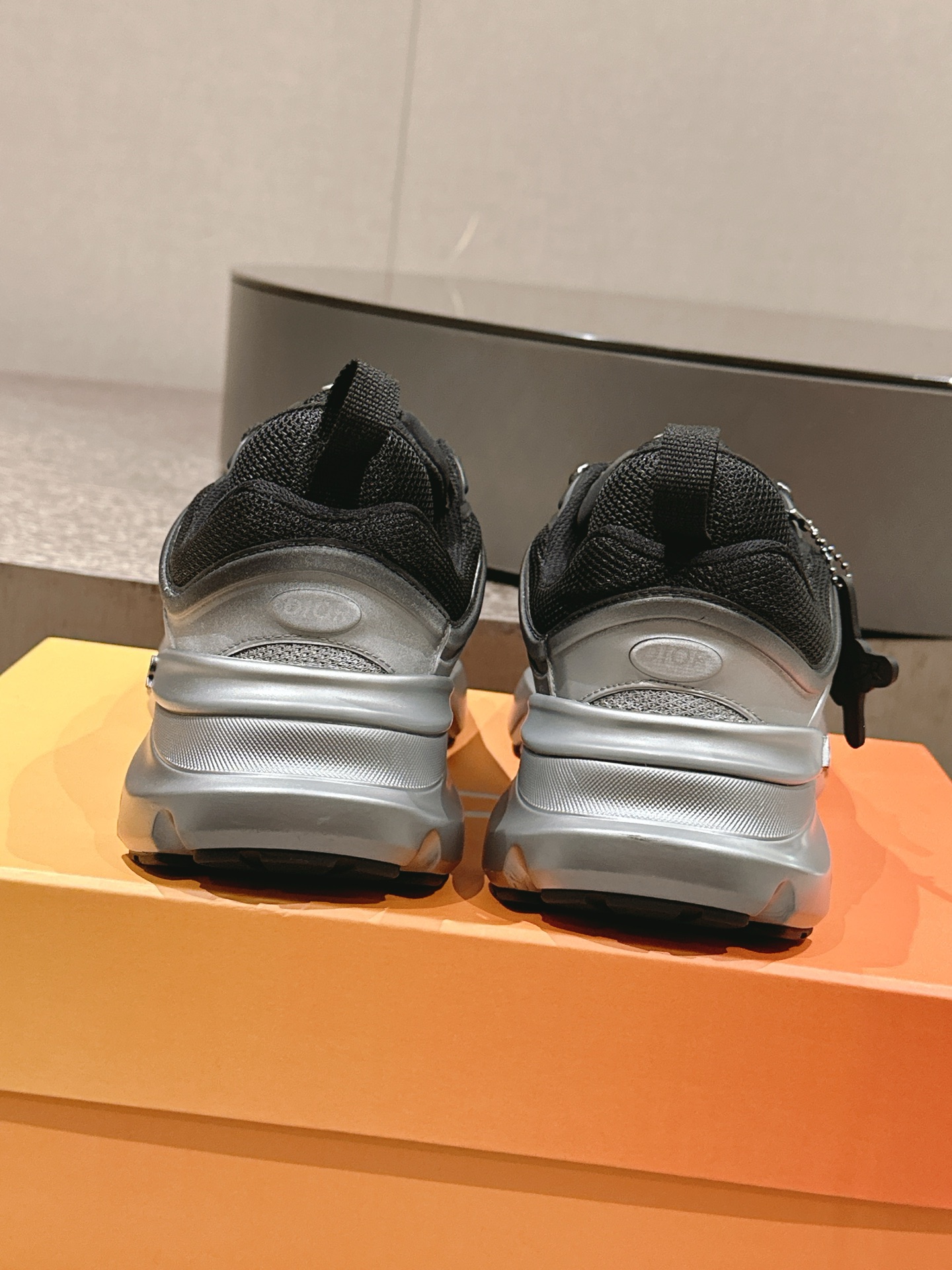Dior B44 Dad Sneakers Black/Silver