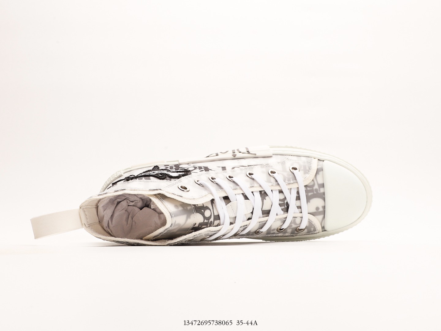 Dior B23 Tears High-Top Sneakers Grey