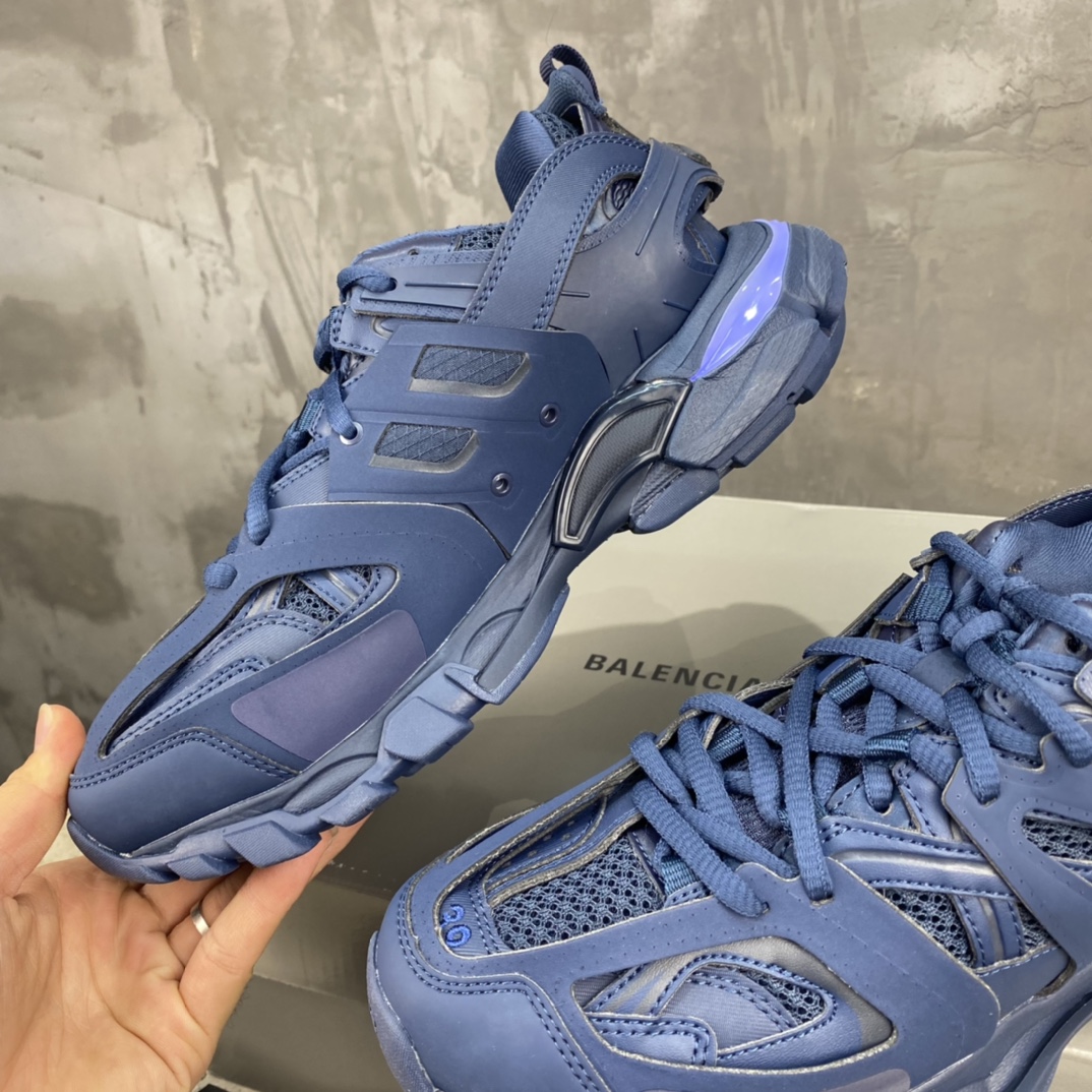 Balenciaga Track LED Trainer Sneakers Navy