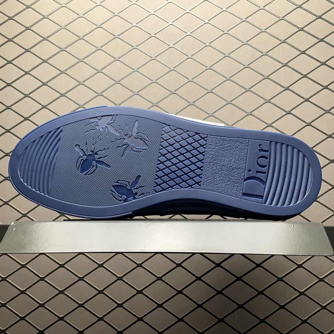 Dior B23 Oblique High-Top Sneakers Blue