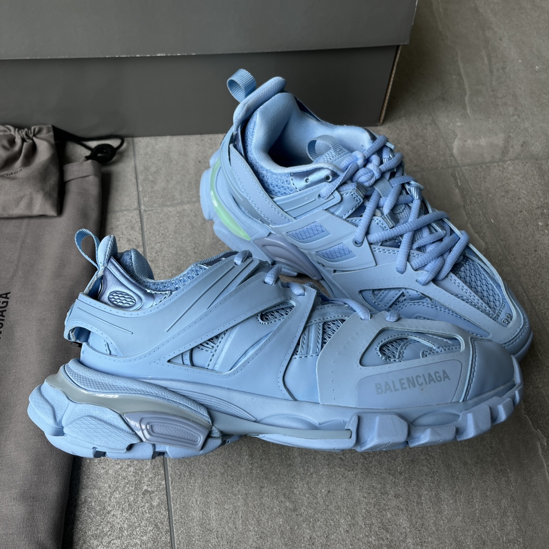 Balenciaga Tra Trainer LED Sneakers Sky Blue