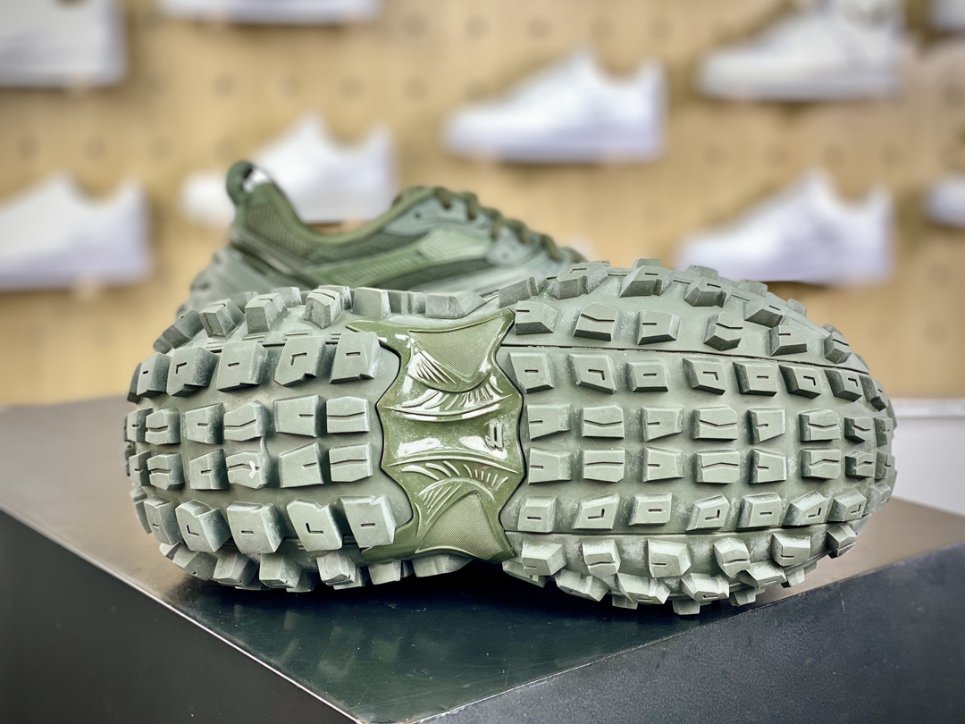 Balenciaga Defender Platform Sneakers Army Green