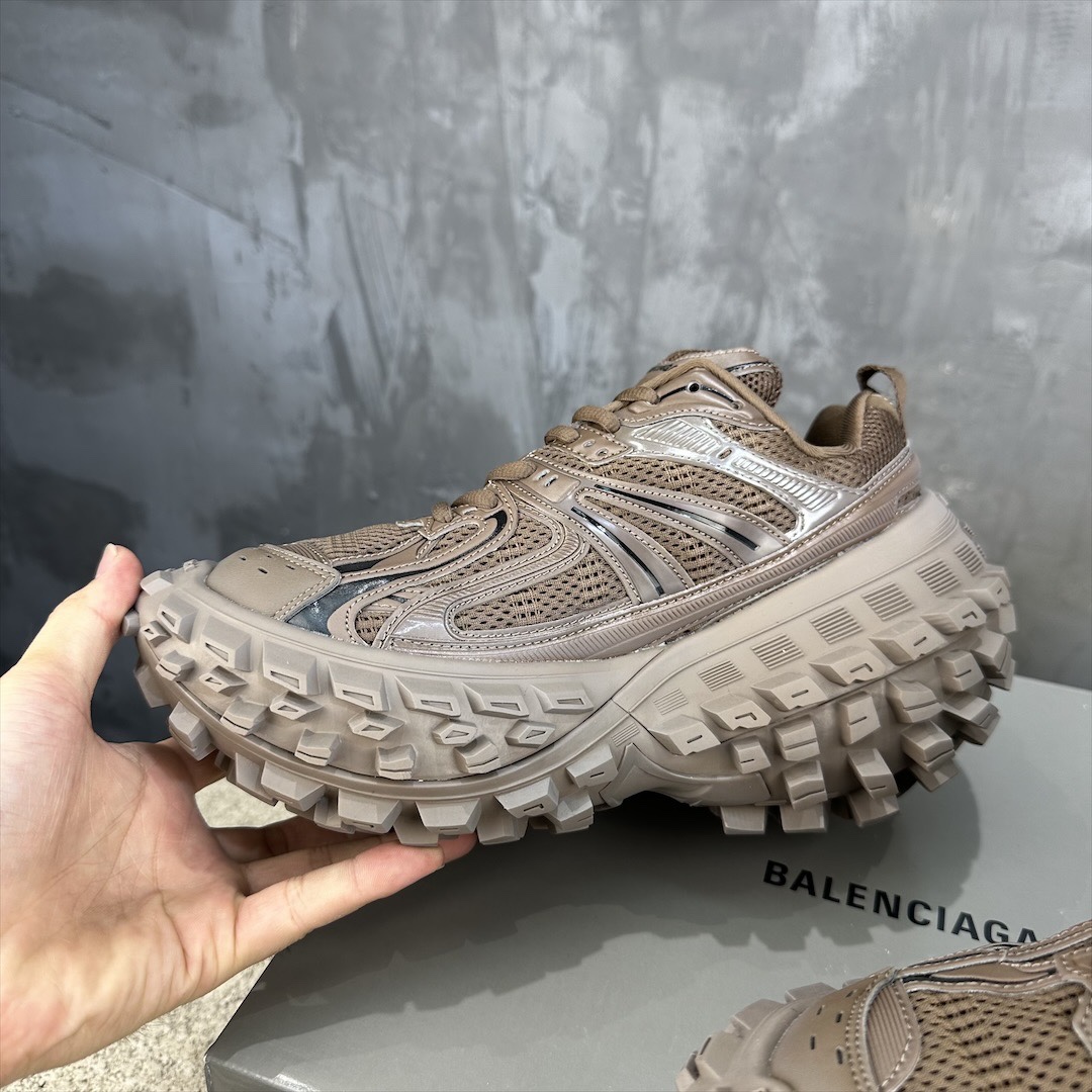 Balenciaga The Haer Project Tire Sole Sneakers Taupe