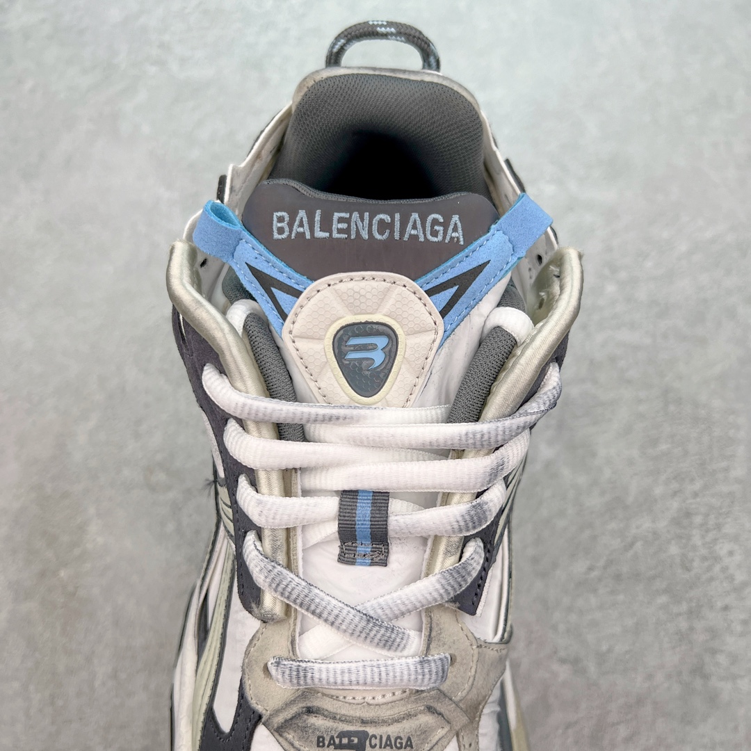 Balenciaga Runner Sneakers Retro Trail White/Blue